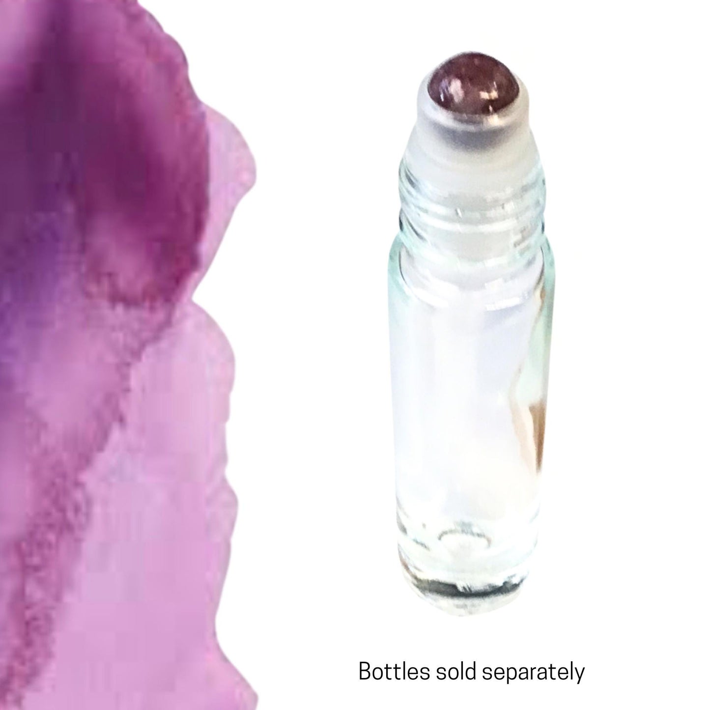 Lepidolite Gemstone Rollerball | Calm & Emotional Balance | Fits 5ml and 10ml Roller Bottles