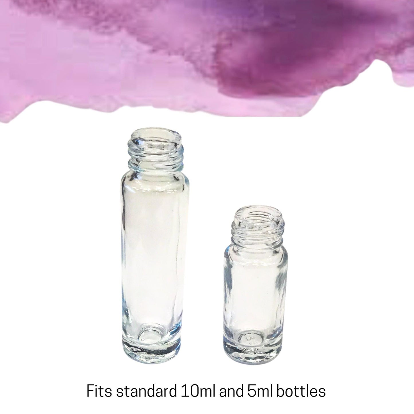 Lepidolite Gemstone Rollerball | Calm & Emotional Balance | Fits 5ml and 10ml Roller Bottles
