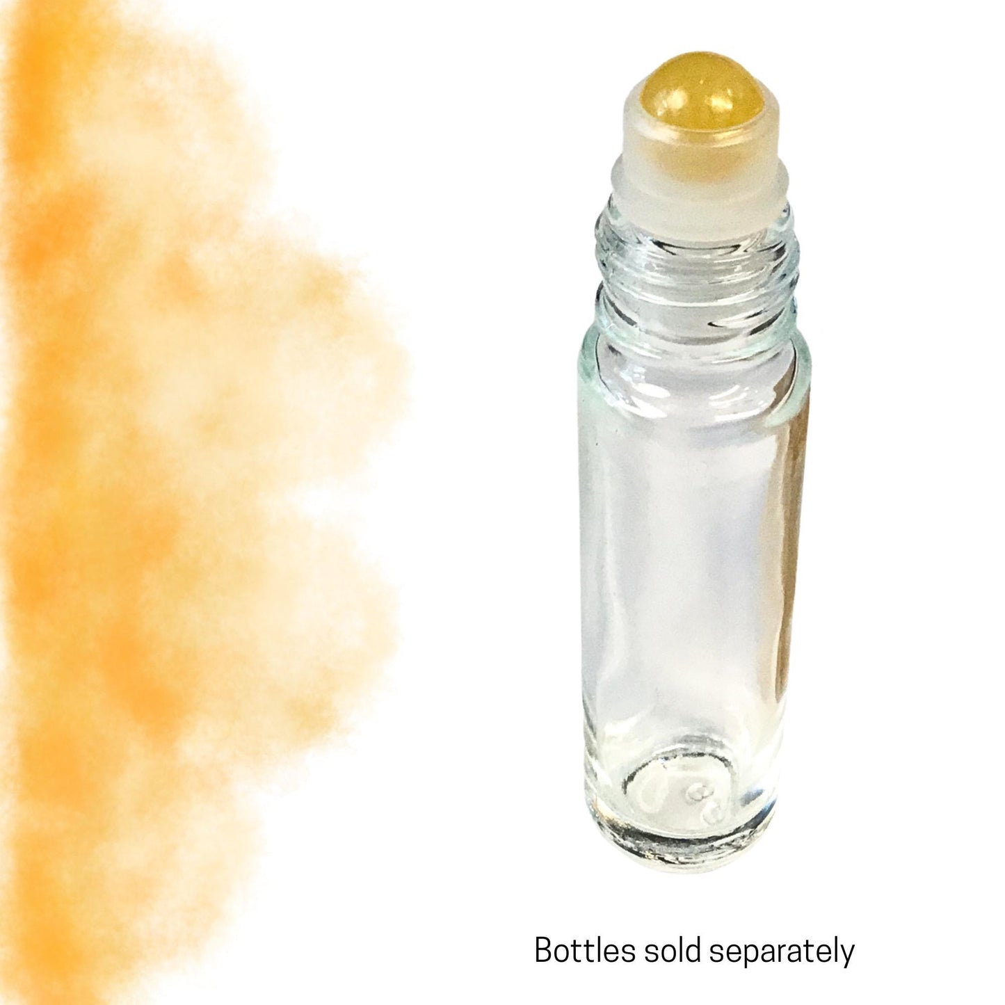 Orange Calcite Gemstone Rollerball | Creativity & Motivation | Fits 5ml and 10ml Roller Bottles