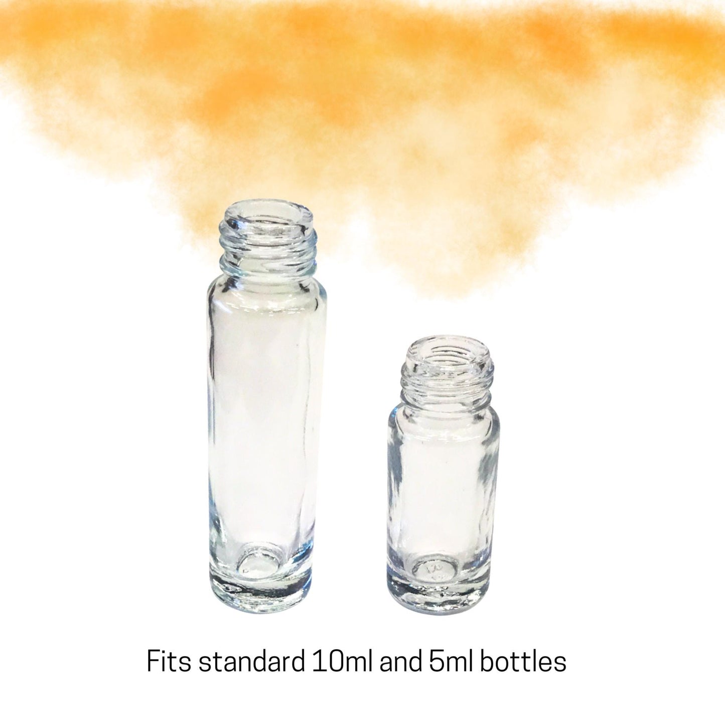 Orange Calcite Gemstone Rollerball | Creativity & Motivation | Fits 5ml and 10ml Roller Bottles