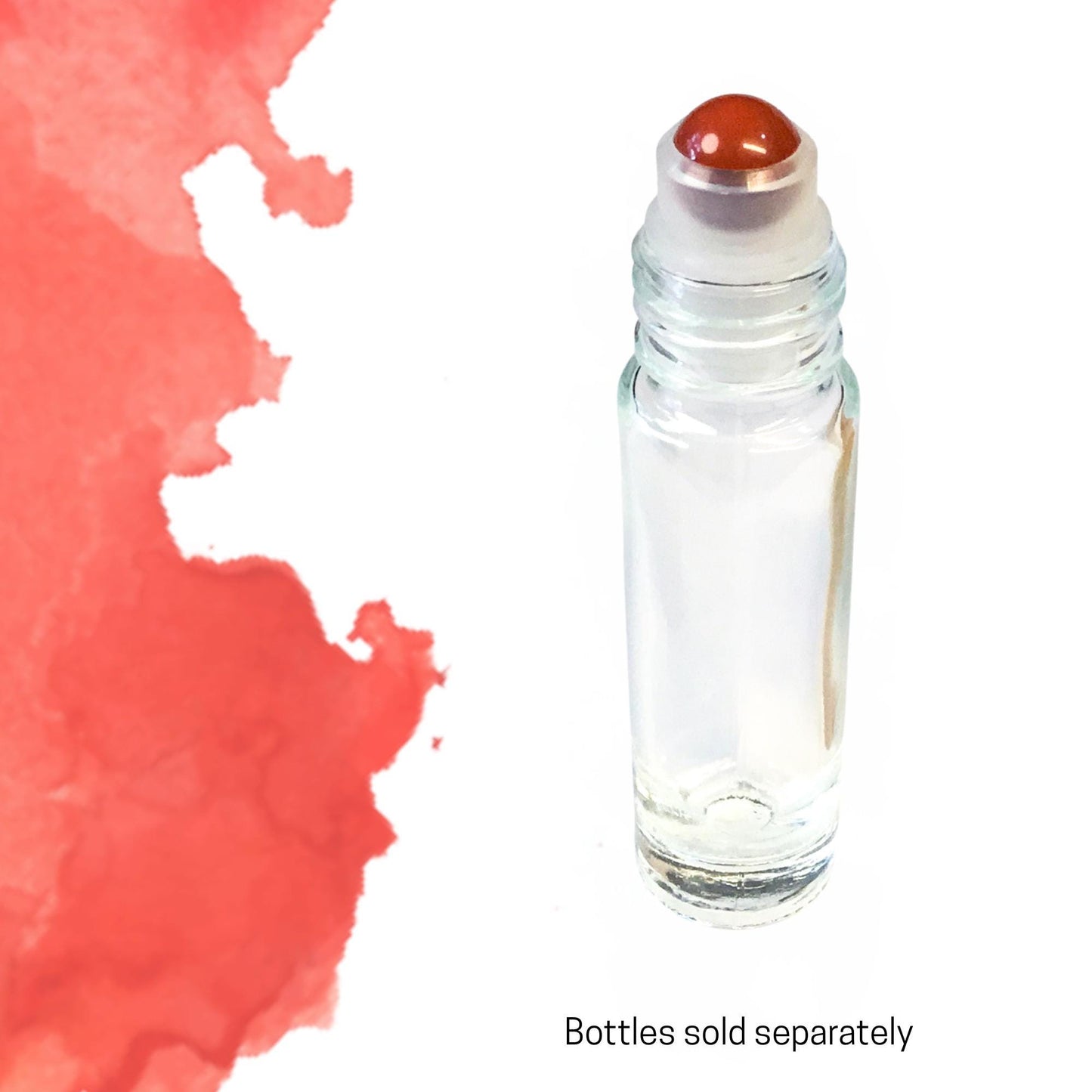Red Jasper Gemstone Rollerball | Strength & Endurance | Fits 5ml and 10ml Roller Bottles