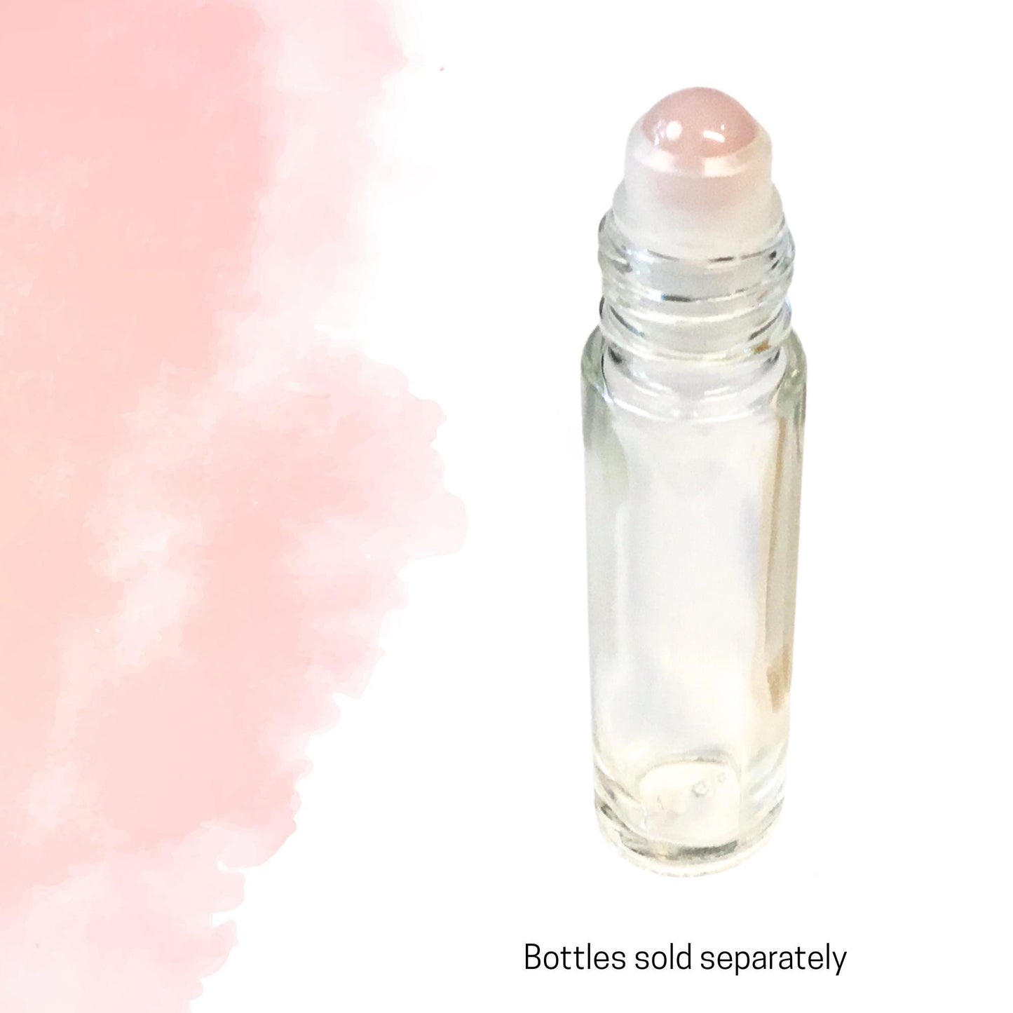 Rose Quartz Gemstone Rollerball | Love & Emotional Healing | Fits 5ml and 10ml Roller Bottles