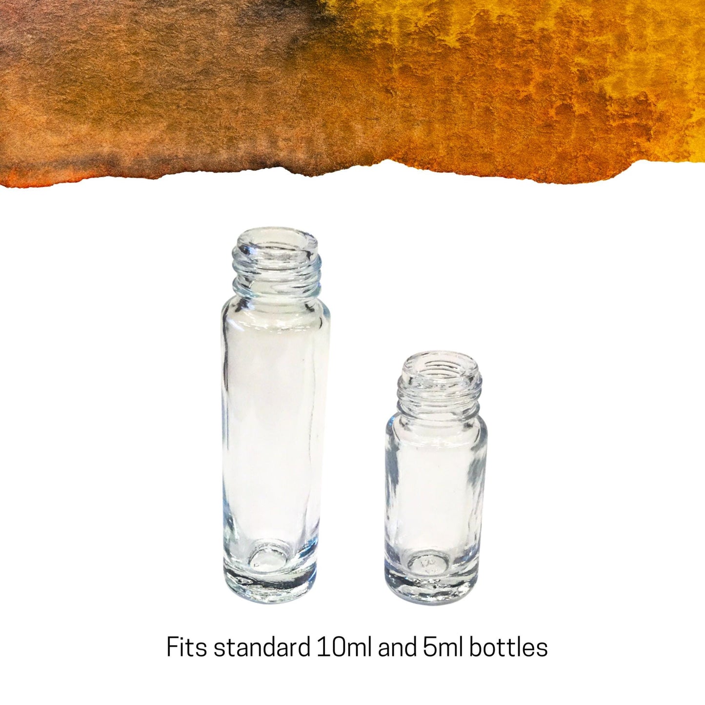 Tiger Eye Gemstone Rollerball | Confidence & Courage | Fits 5ml and 10ml Roller Bottles