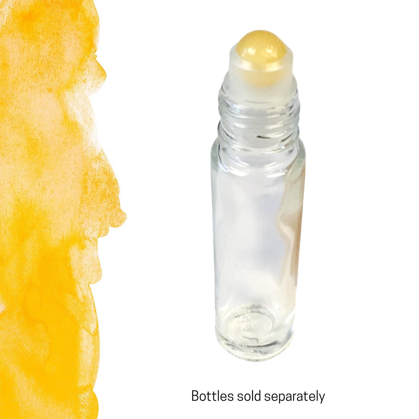 Topaz Gemstone Rollerball | Clarity & Positive Energy | Fits 5ml and 10ml Roller Bottles