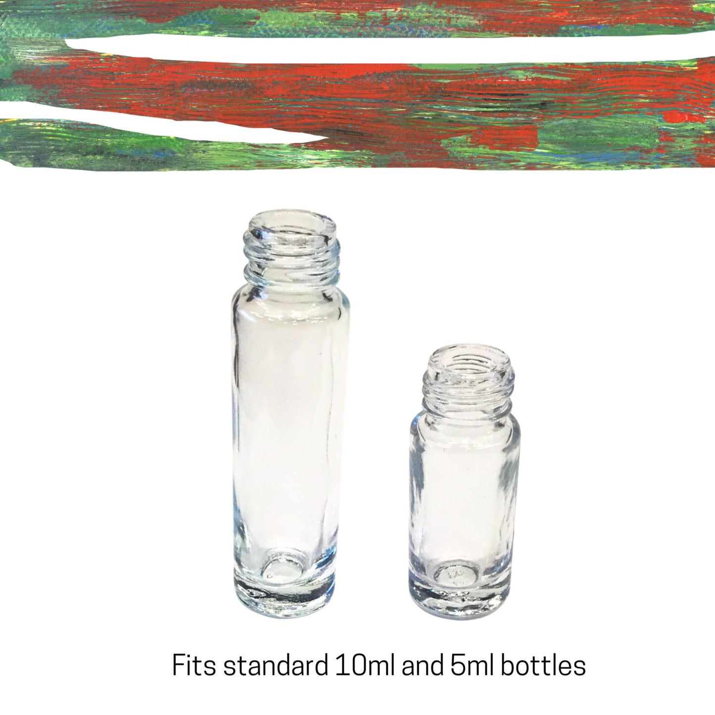 African Bloodstone Gemstone Rollerball | Strength & Vitality | Fits 5ml and 10ml Roller Bottles