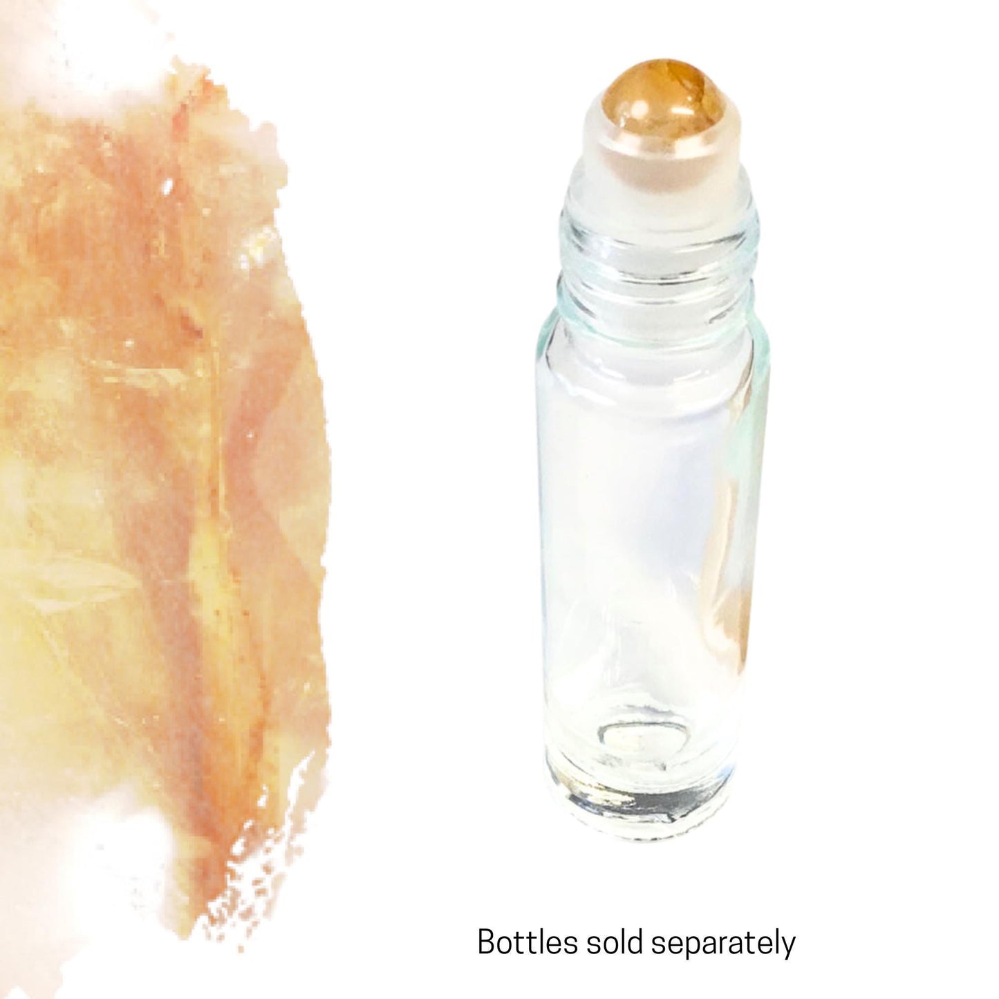 Golden Healer Quartz Rollerball | Balance & Healing Energy | Fits 5ml and 10ml Roller Bottles