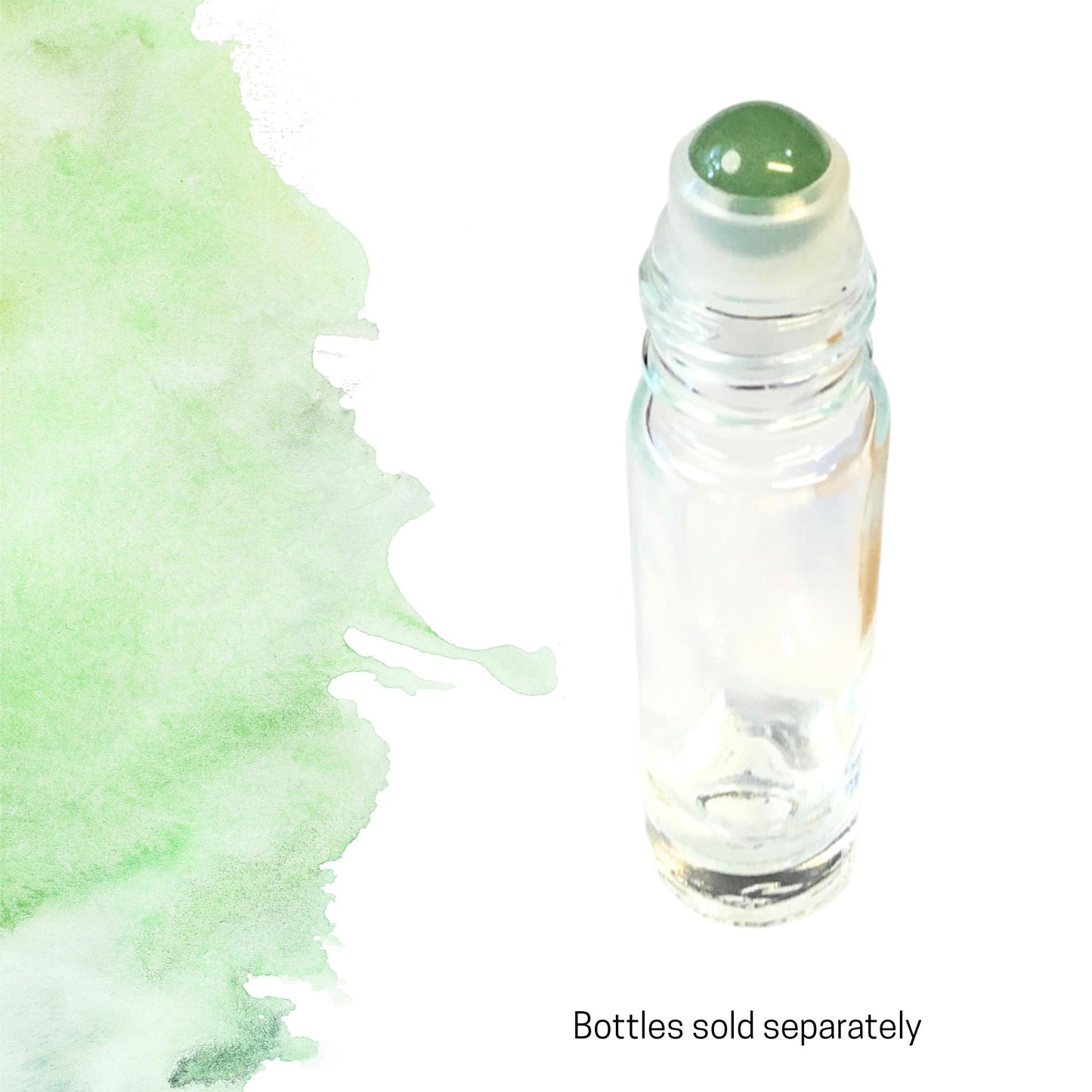 Green Aventurine Gemstone Rollerball | Luck & Heart Healing | Fits 5ml and 10ml Roller Bottles