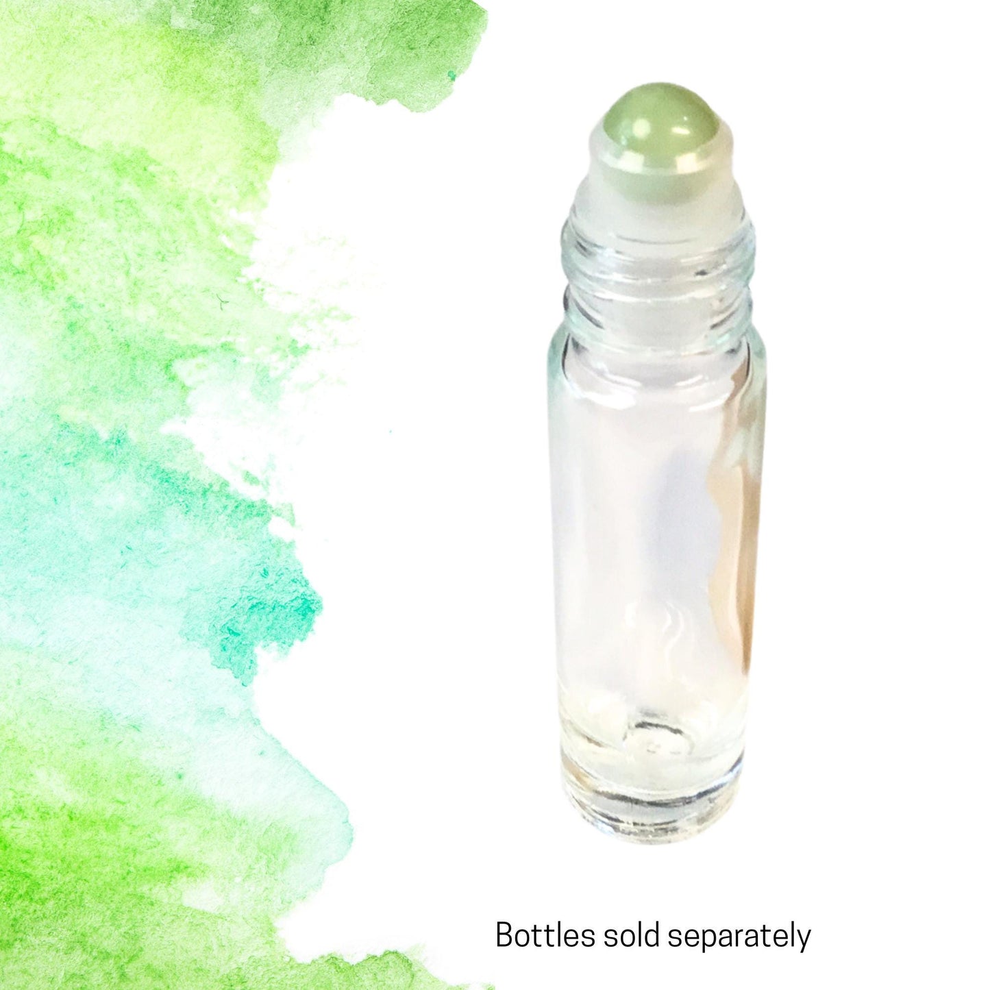 Green Fluorite Gemstone Rollerball | Clarity & Emotional Balance | Fits 5ml and 10ml Roller Bottles