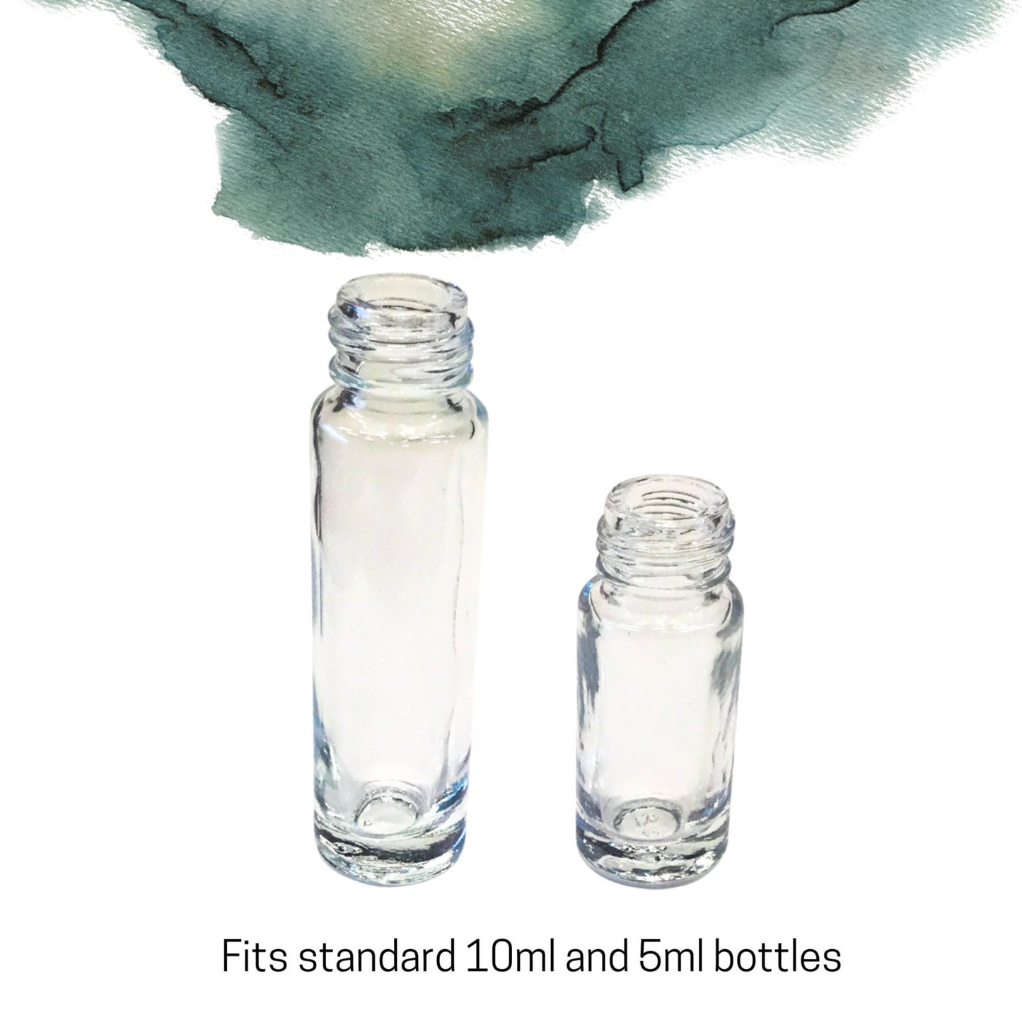 Moss Agate Gemstone Rollerball | Growth & Balance | Fits 5ml and 10ml Roller Bottles