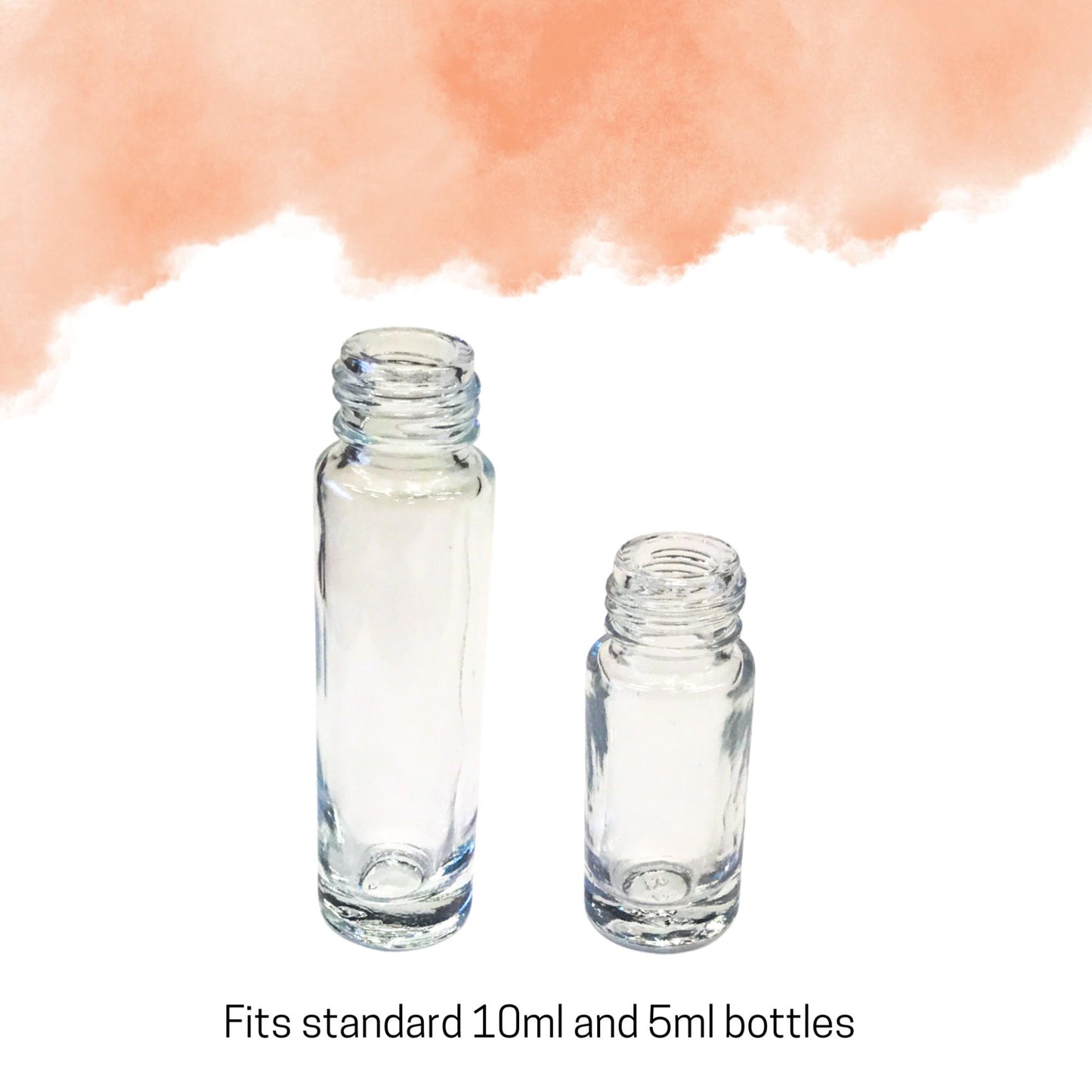 Peach Moonstone Gemstone Rollerball | Emotional Support & Calm | Fits 5ml and 10ml Roller Bottles