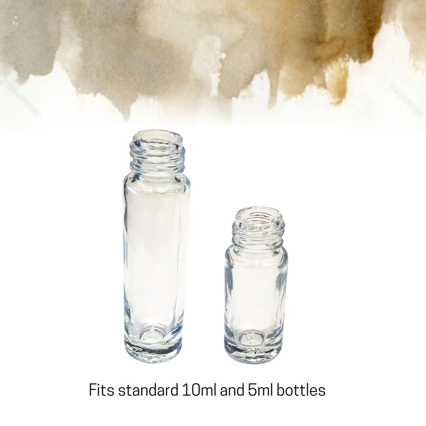 Smokey Quartz Gemstone Rollerball | Grounding & Stress Relief | Fits 5ml and 10ml Roller Bottles