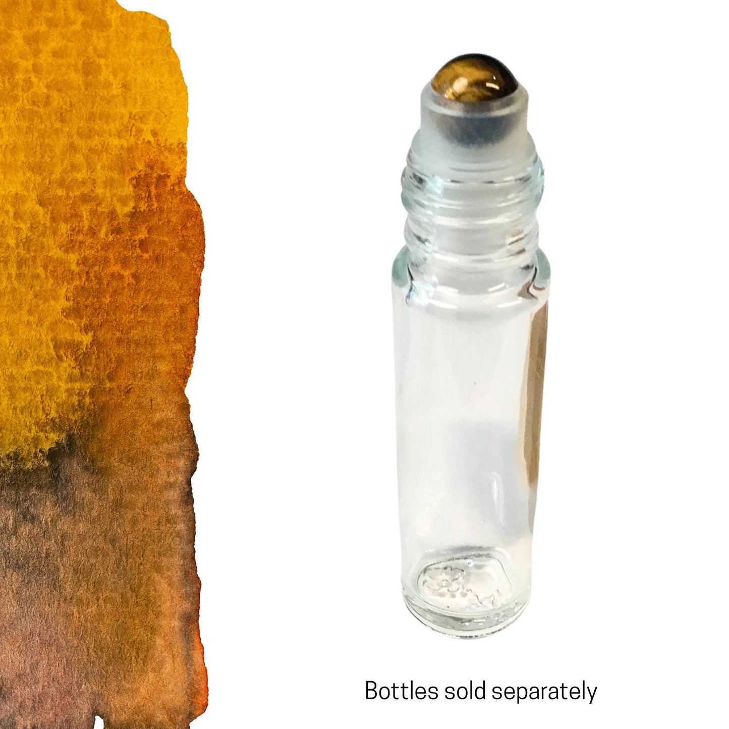 Tiger Eye Gemstone Rollerball | Confidence & Courage | Fits 5ml and 10ml Roller Bottles