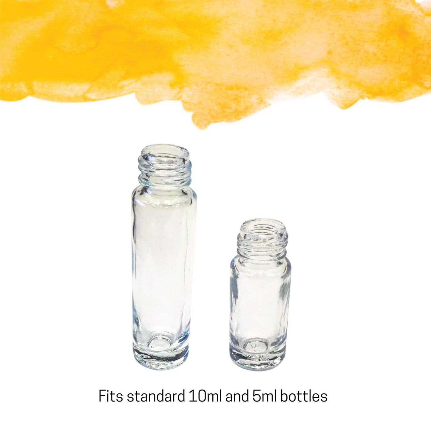 Topaz Gemstone Rollerball | Clarity & Positive Energy | Fits 5ml and 10ml Roller Bottles