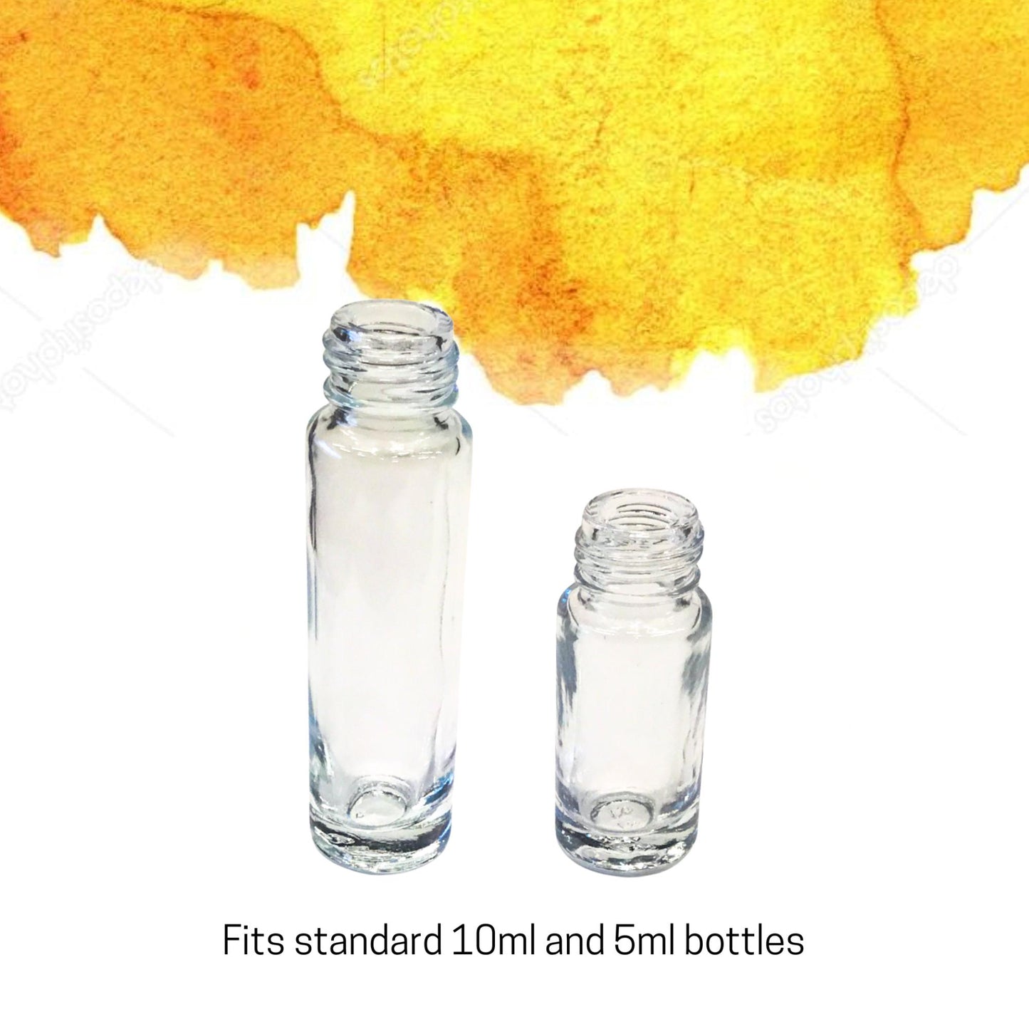 Yellow Jade Gemstone Rollerball | Joy & Confidence | Fits 5ml and 10ml Roller Bottles