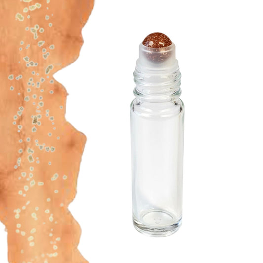 Goldstone Gemstone Roller Bottle, Confidence & Positivity, Crystal Rollerball, 5ml or 10ml