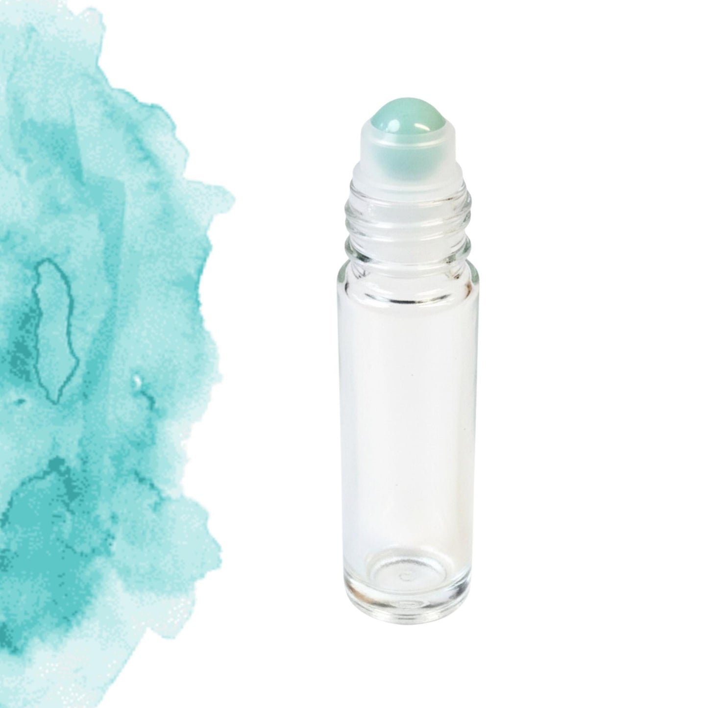 Amazonite Gemstone Roller Bottle, Calm & Balance,  Crystal Rollerball, 5ml or 10ml