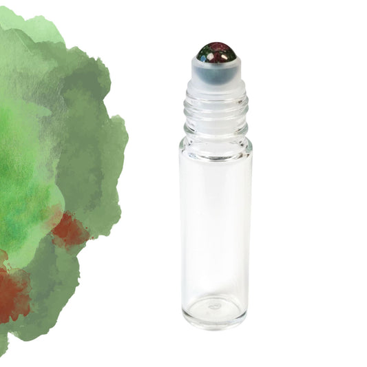 Dragon Bloodstone Gemstone Roller Bottle, Strength & Courage, Crystal Rollerball, 5ml or 10ml