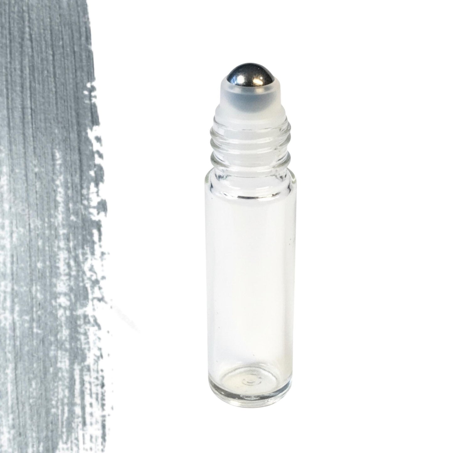 Hematite Gemstone Roller Bottle, Grounding & Focus, Crystal Rollerball, 5ml or 10ml