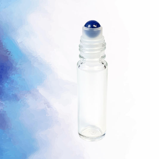 Lapis Lazuli Gemstone Roller Bottle, Wisdom & Truth, Crystal Rollerball, 5ml or 10ml