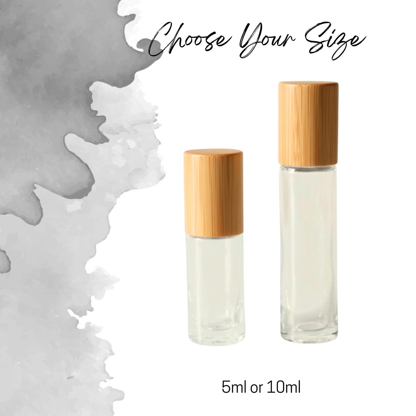 Black Obsidian Gemstone Roller Bottle, Grounding & Protection, Crystal Rollerball, 5ml or 10ml