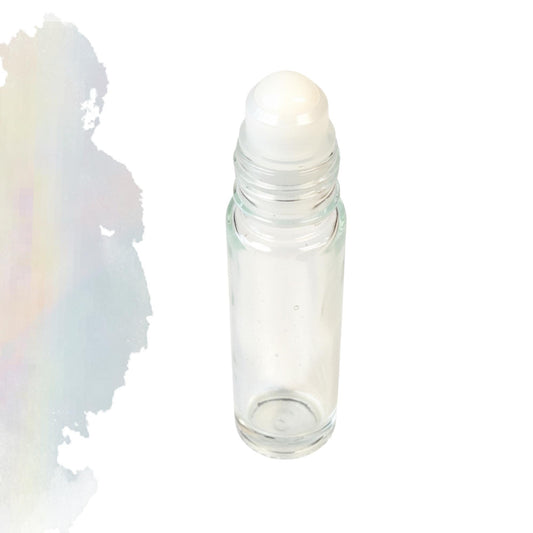 White Moonstone Gemstone Roller Bottle‚ Intuition & Calm,  Crystal Rollerball, 5ml or 10ml