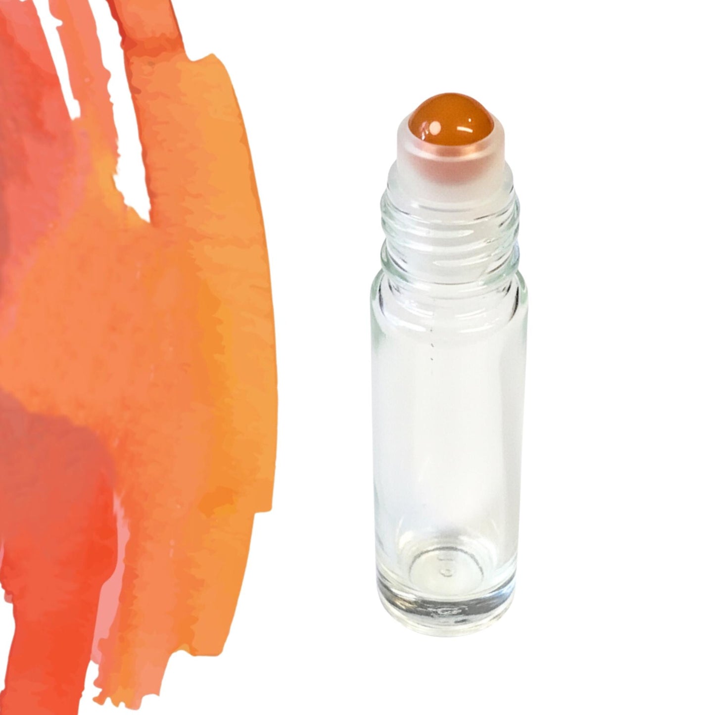 Carnelian Gemstone Roller Bottle, Motivation & Confidence, Crystal Rollerball, 5ml or 10ml