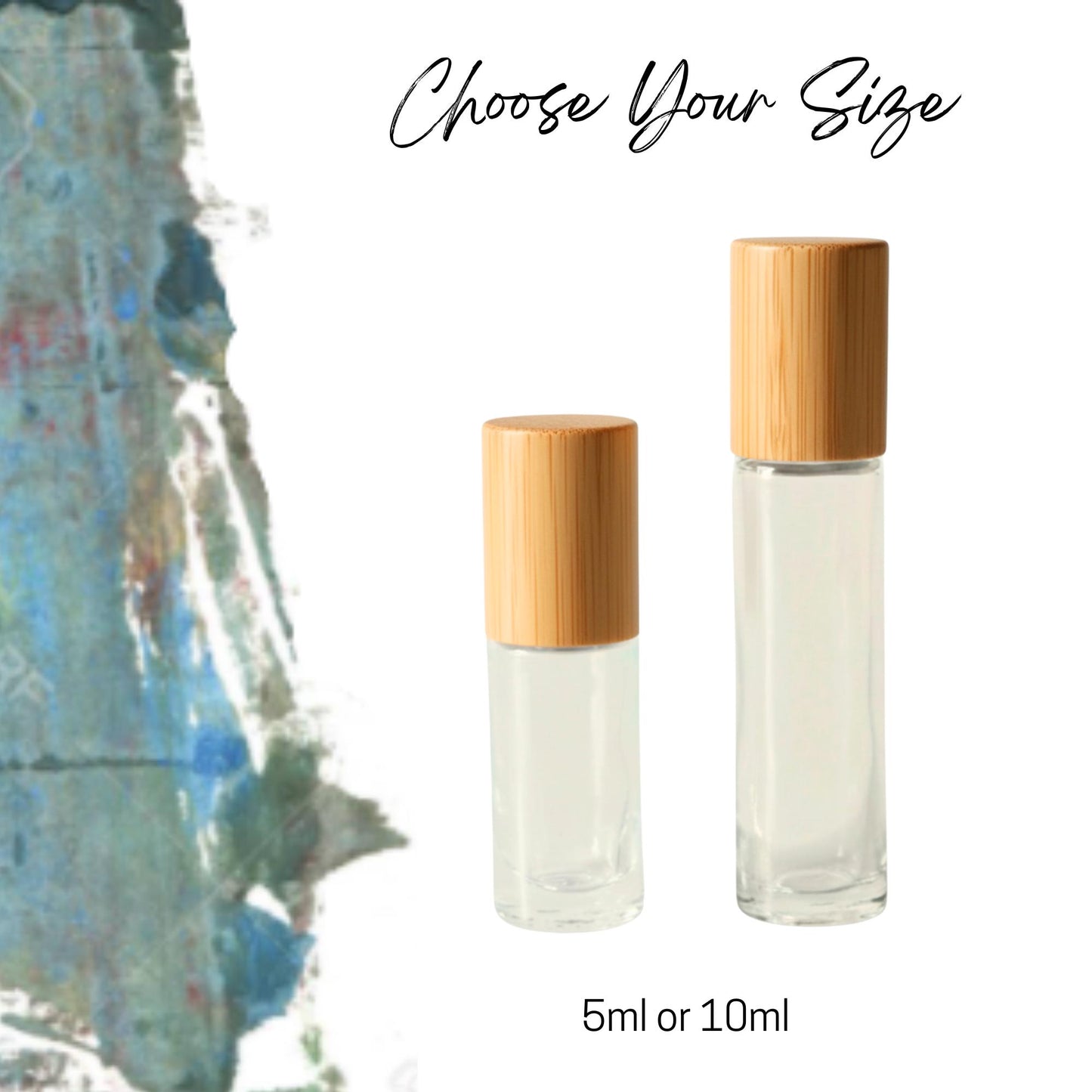Labradorite Gemstone Roller Bottle, Intuition & Protection,Crystal Rollerball, 5ml or 10ml