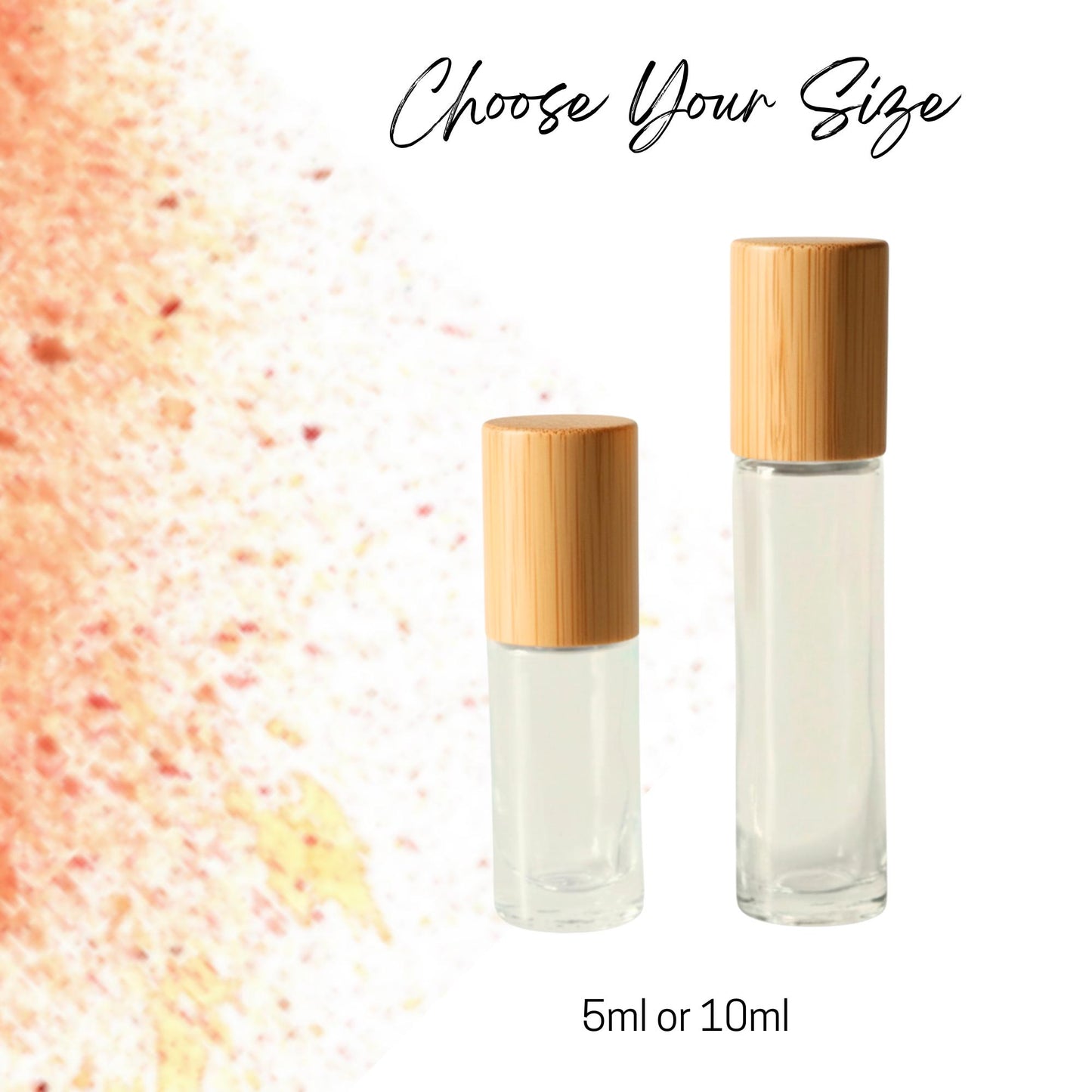 Leopard Jasper Gemstone Roller Bottle, Strength & Stability, Crystal Rollerball, 5ml or 10ml