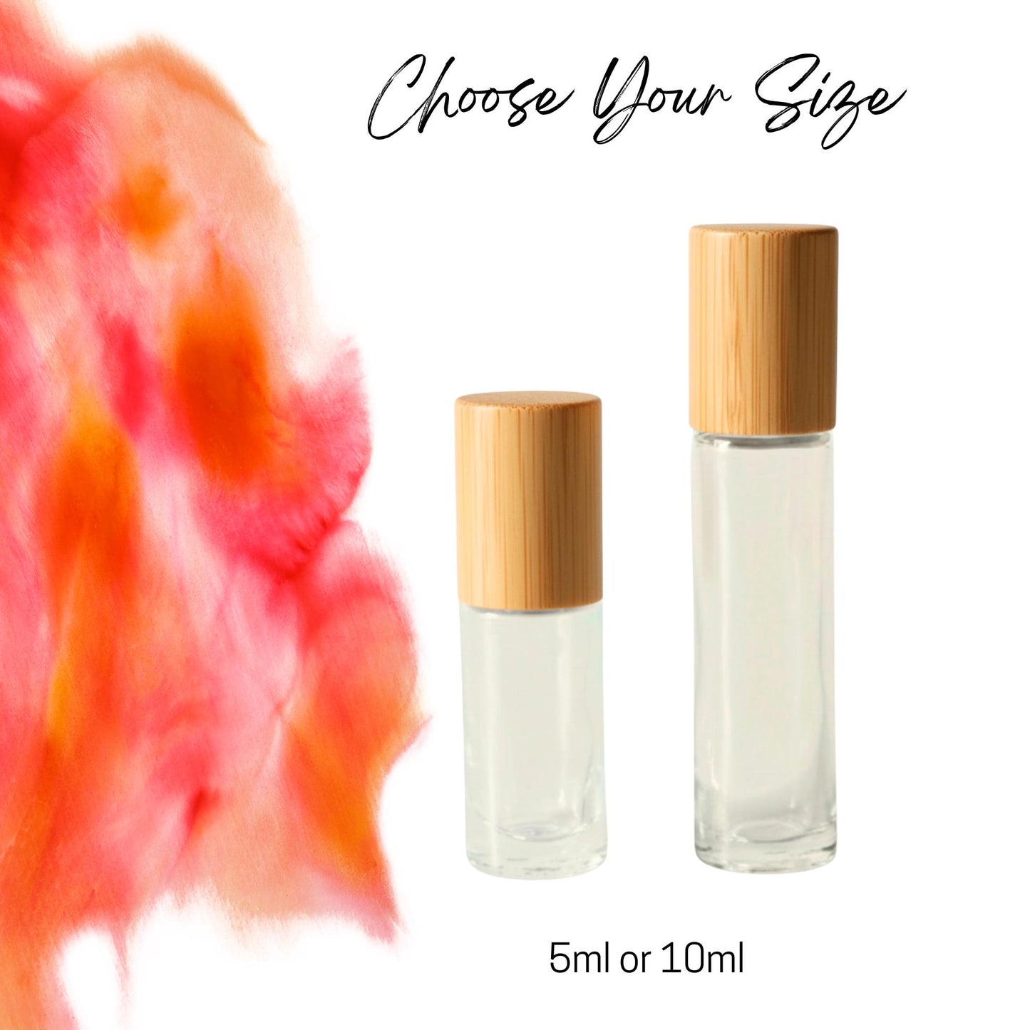 Red Agate Gemstone Roller Bottle, Stability & Strength, Crystal Rollerball, 5ml or 10ml