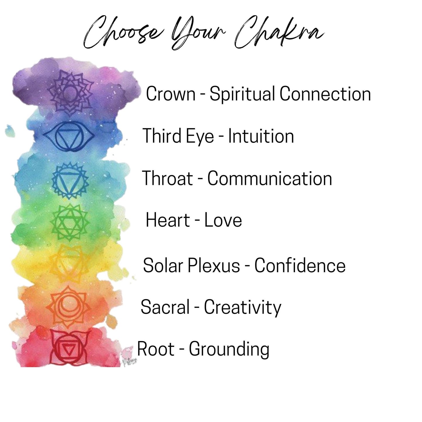 Chakra Roller Bottle Set, Frosted Clear Glass, Brushed Chakra Caps, Gemstone Rollerballs, Set or Singles, Reiki Charged, 5ml or 10ml