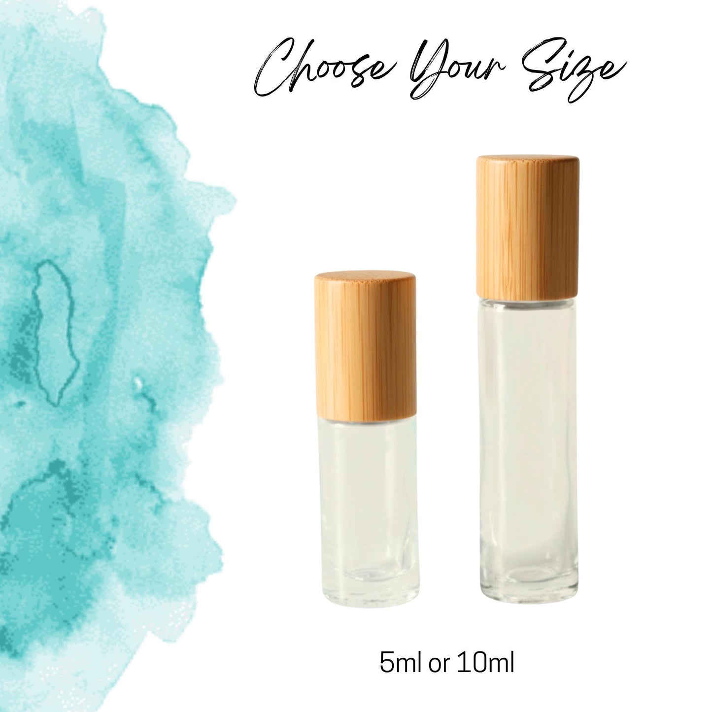 Amazonite Gemstone Roller Bottle, Calm & Balance,  Crystal Rollerball, 5ml or 10ml