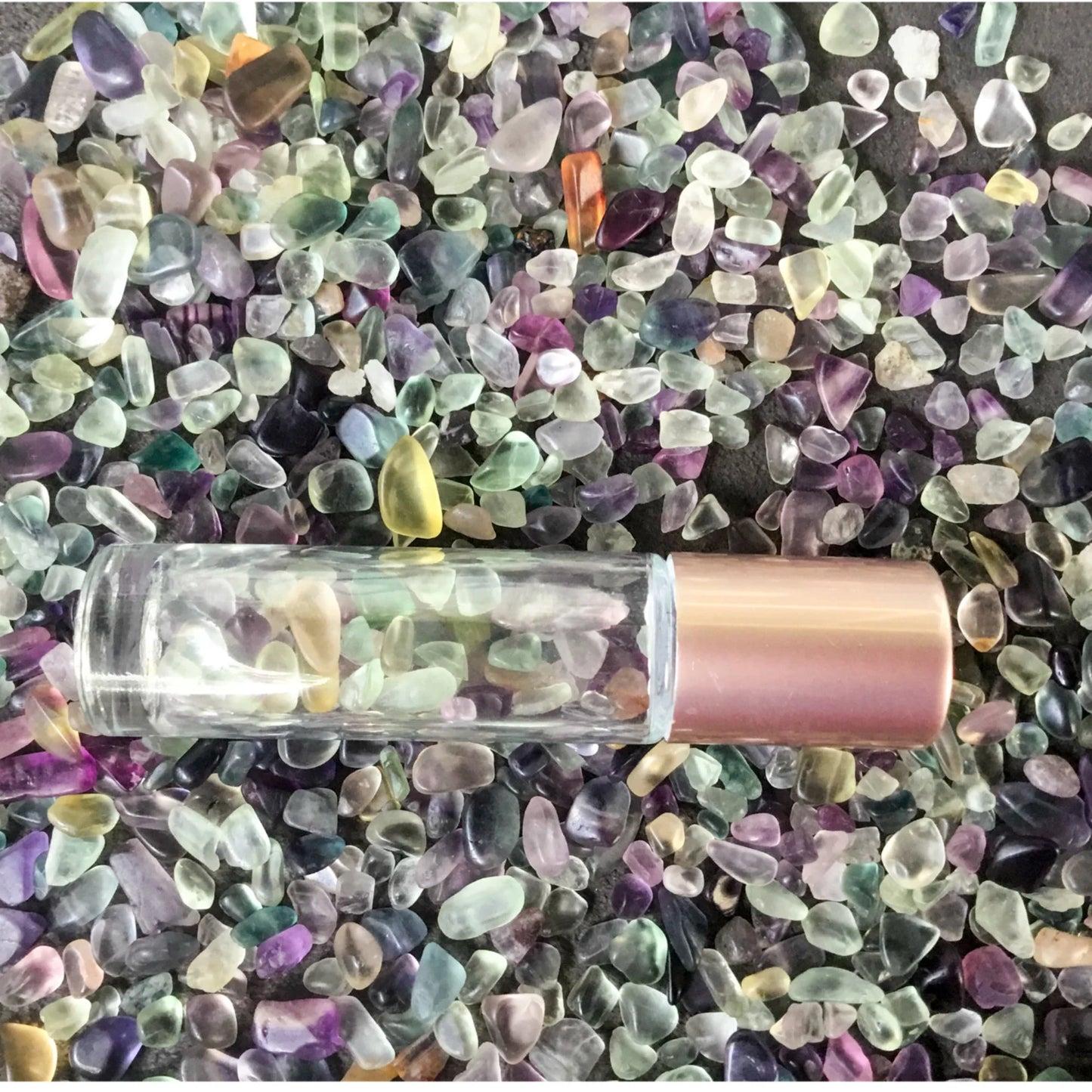 RAINBOW FLUORITE Chips - 3-7mm - 1, 2, 4, 8 oz Crystal Chips - Gemstone Chips - Roller Bottle Chips - Healing Crystals - Arts & Crafts