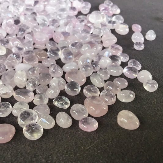 ROSE QUARTZ Chips - 3-7mm - 1, 2, 4, 8 oz - Crystal Chips - Gemstone Chips - Roller Bottle Chips - Healing Crystals - Arts & Crafts