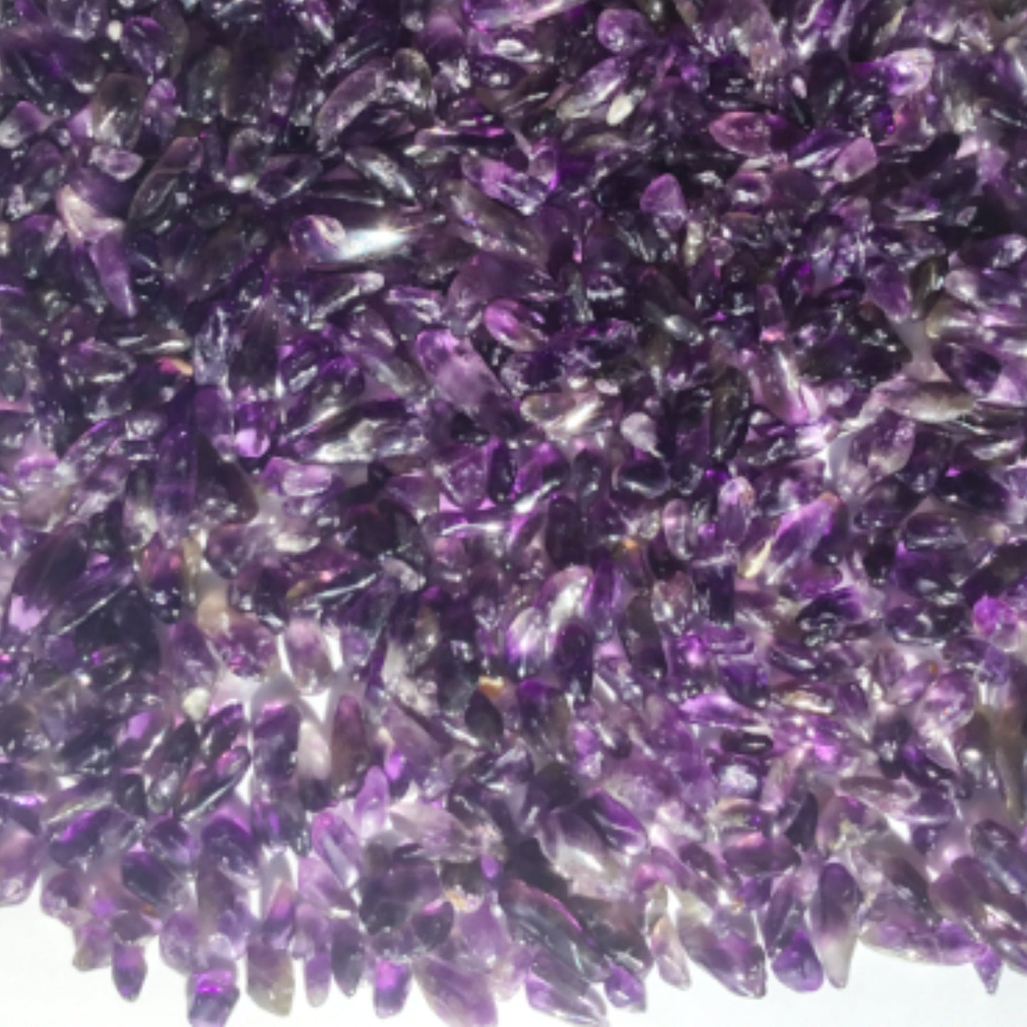 DARK AMETHYST Chips - 3-9mm - 1, 2, 4, 8 oz - Crystal Chips - Gemstone Chips - Roller Bottles Chips - Healing Crystals - Arts & Crafts