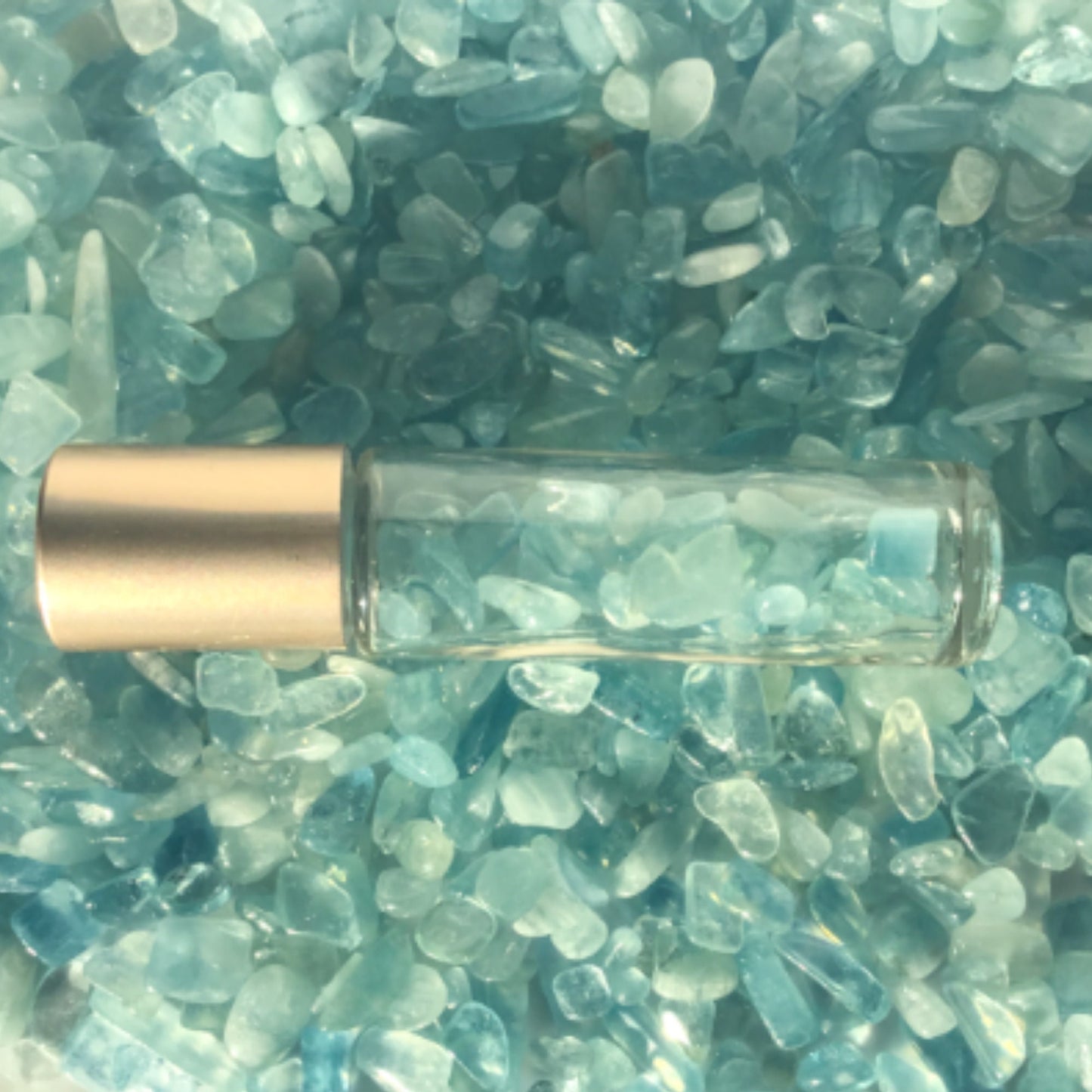 AQUAMARINE Chips - 3-9mm - 1, 2, 4, 8 oz - Crystal Chips - Gemstone Chips - Roller Bottle Chips - Healing Crystals - Arts & Crafts