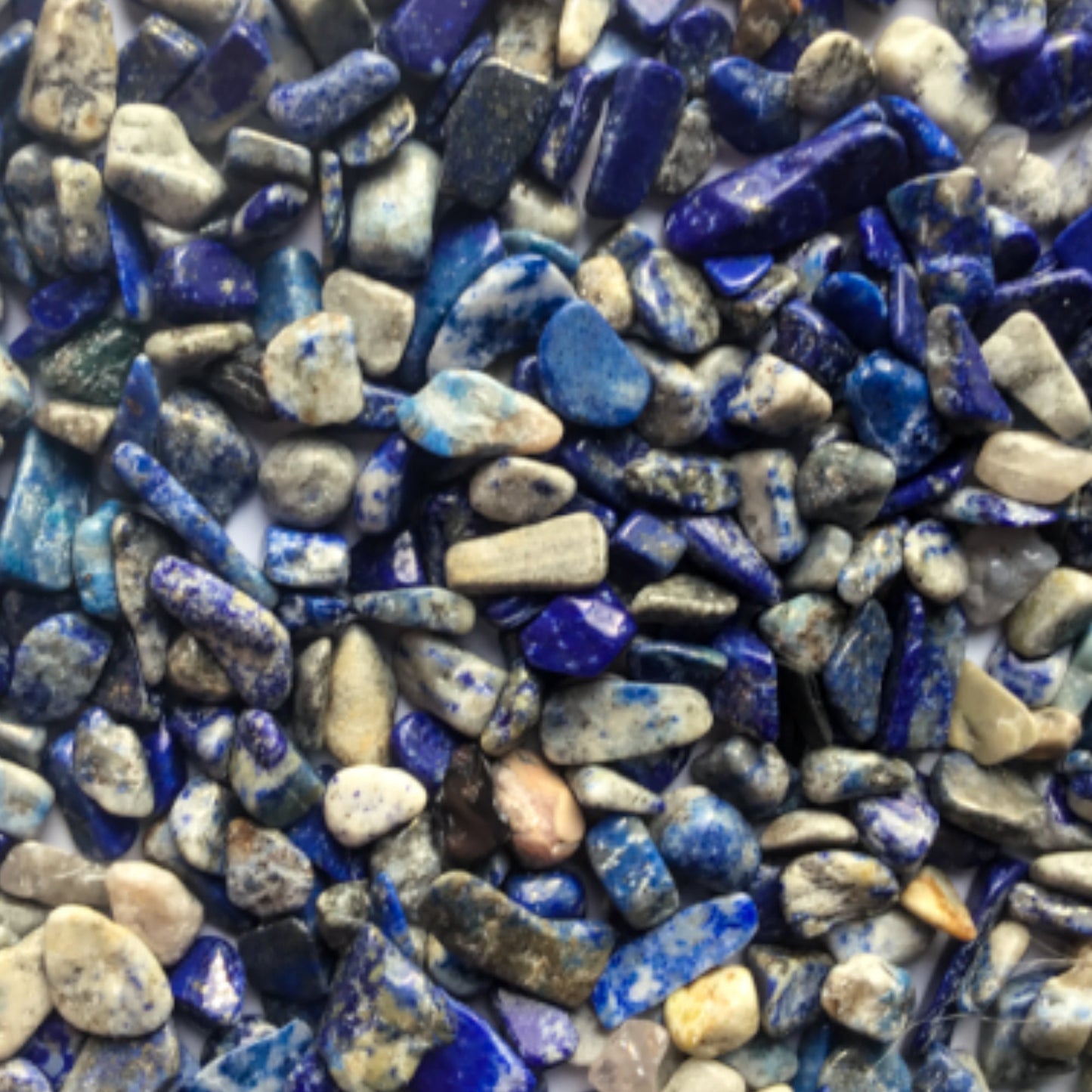 LAPIS LAZULI Chips - 3-7mm - 1, 2, 4, 8oz - Gemstone Chips - Crystal Chips - Roller Bottle Chips - Healing Crystals - Arts & Crafts