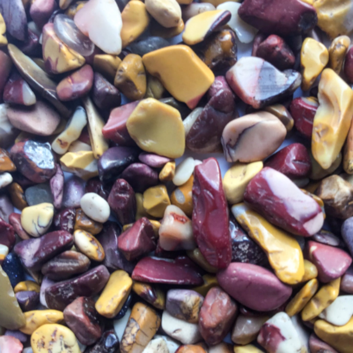 MOOKAITE Chips - 5-9mm - 1, 2, 4, 8 oz - Gemstone Chips - Crystal Chips - Roller Bottle Chips - Healing Crystals - Arts & Crafts