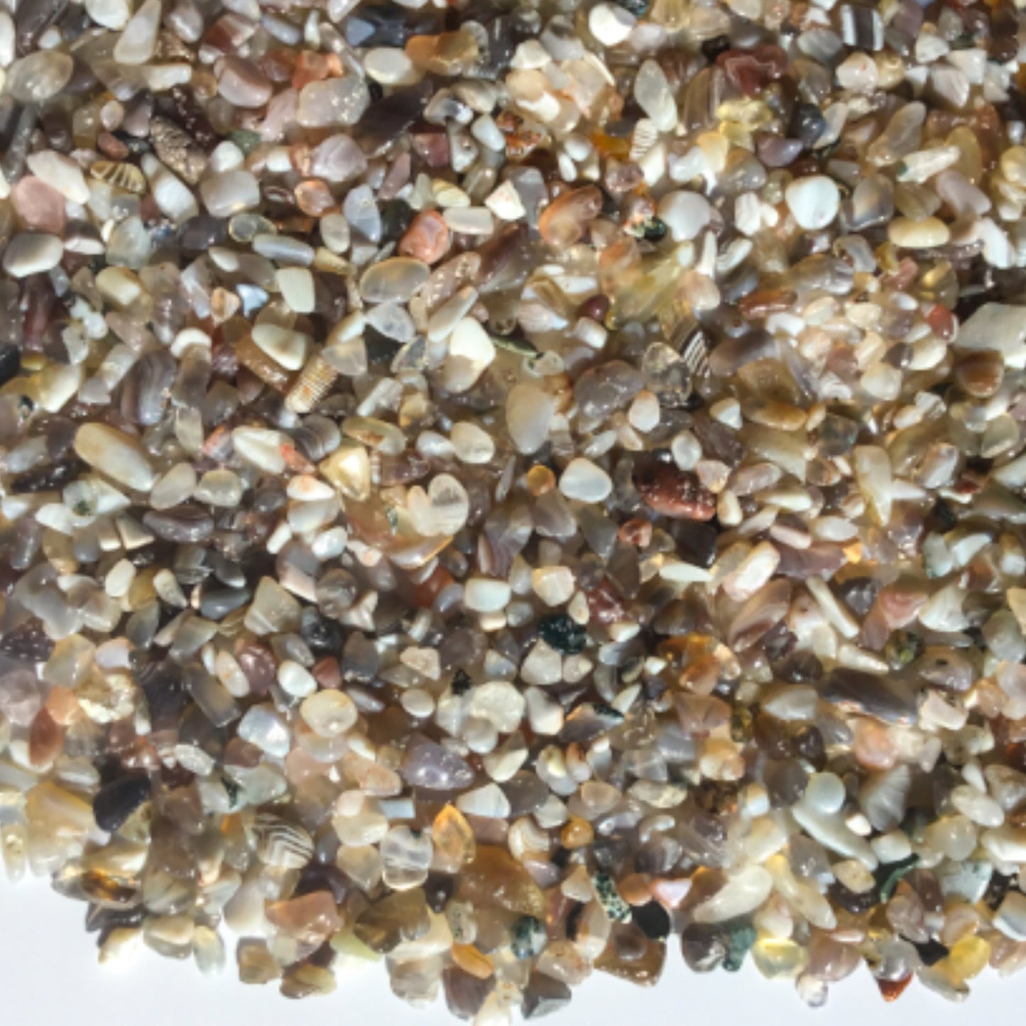 BOTSWANA AGATE Chips - 5-7mm - 1, 2, 4, 8 oz - Crystal Chips - Gemstone Chips - Roller Bottle Chips - Healing Crystals - Arts & Crafts