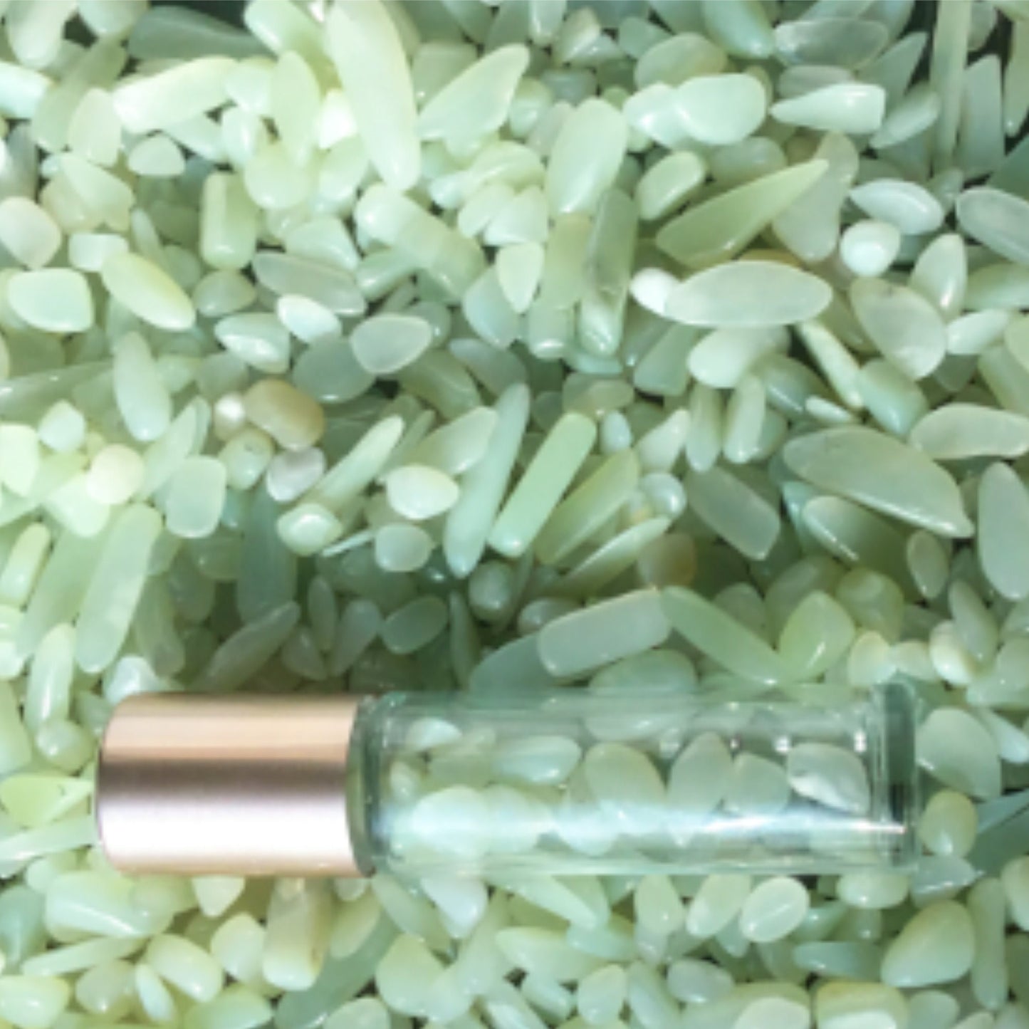 HETIAN JADE Chips - 5-9mm - 1, 2, 4, 8 oz  - Gemstone Chips - Crystal Chips - Roller Bottle Chips - Healing Crystals - Arts & Crafts