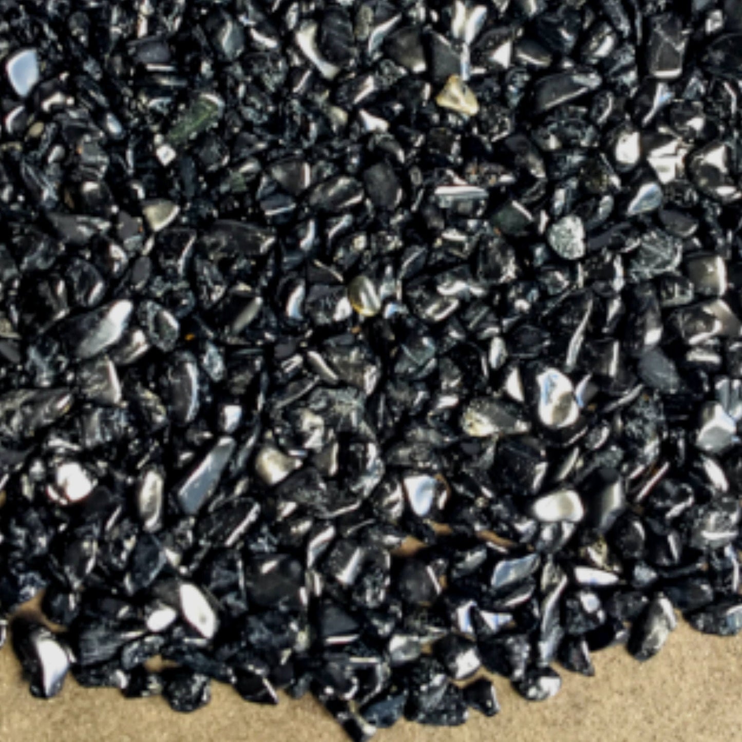 BLACK TOURMALINE Chips - 3-7mm - 1, 2, 4, 8 oz - Gemstone Chips - Crystal Chips - Roller Bottle Chips - Healing Crystals - Arts & Crafts