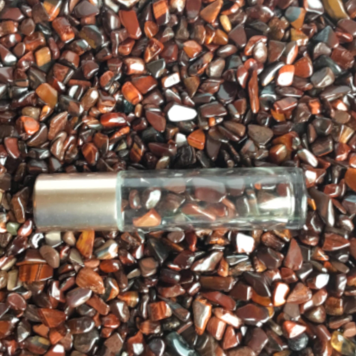 RED TIGER EYE Chips - 3mm - 9mm - 1 oz, 2 oz, 4 oz, 8 oz - Gemstone Chips - Crystal Chips - Roller Bottle Chips - Arts & Crafts