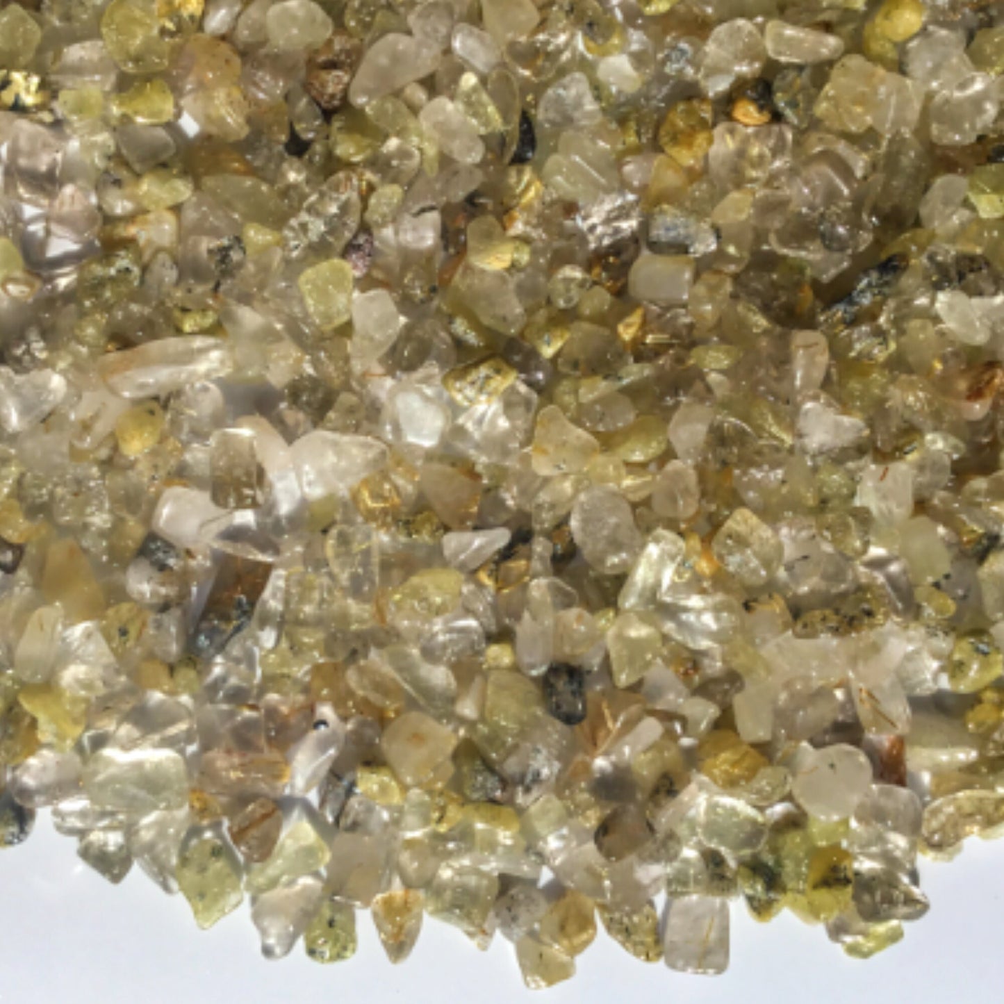 GOLD RUTILATED QUARTZ Chips - 5-9mm - 1, 2, 4, 8 oz - Crystal Chips - Gemstone Chips - Roller Bottle Chips - Healing Crystals - Arts & Craft