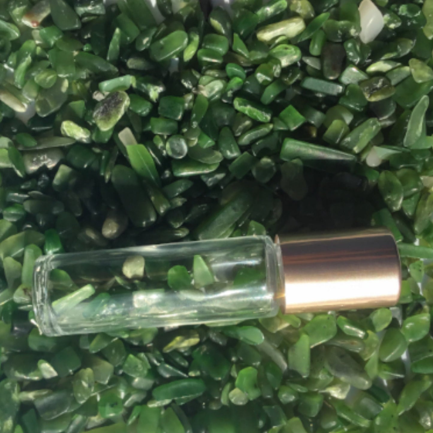 GREEN JADE Chips - 3-9mm - 1, 2, 4, 8 oz  - Crystal Chips - Gemstone Chips - Roller Bottle Chips - Healing Crystals - Arts & Crafts