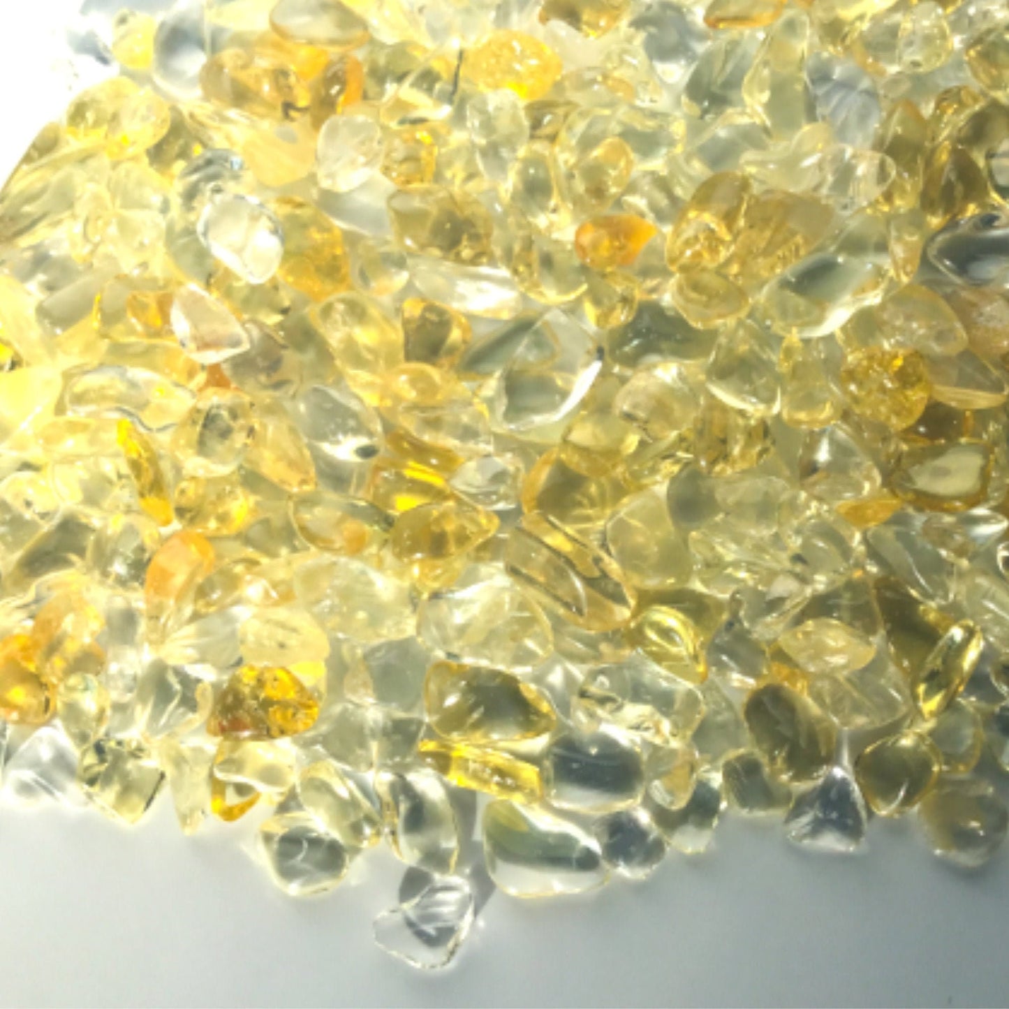 CITRINE Mini Chips - 1 oz, 2 oz, 4 oz, 8 oz - Crystal Chips - Gemstone Chips - Roller Bottle Chips - Healing Crystals - Arts & Crafts