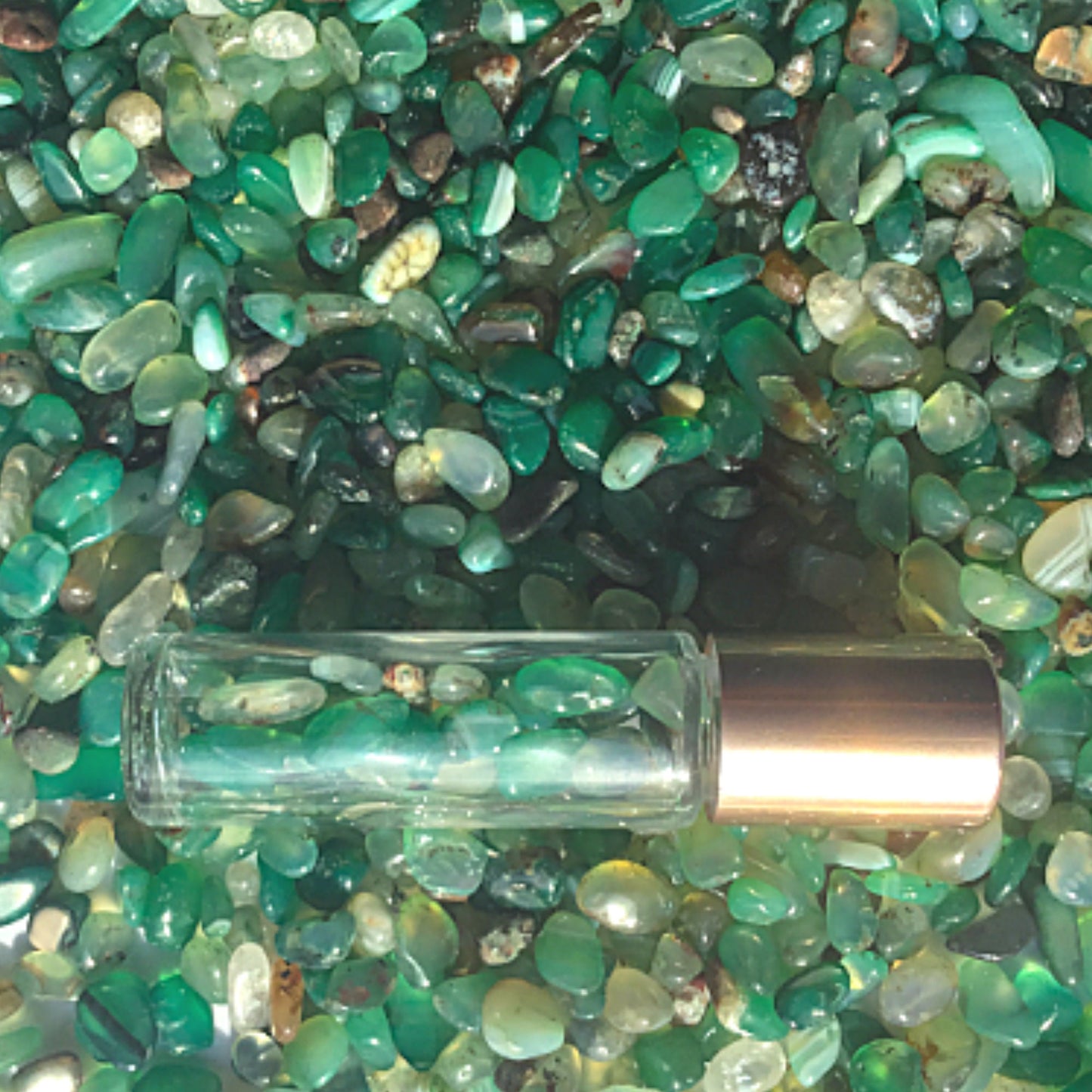 GREEN AGATE Chips - 3-7mm - 1, 2, 4, 8 oz - Crystal Chips - Gemstone Chips - Roller Bottle Chips - Healing Crystals - Arts & Crafts