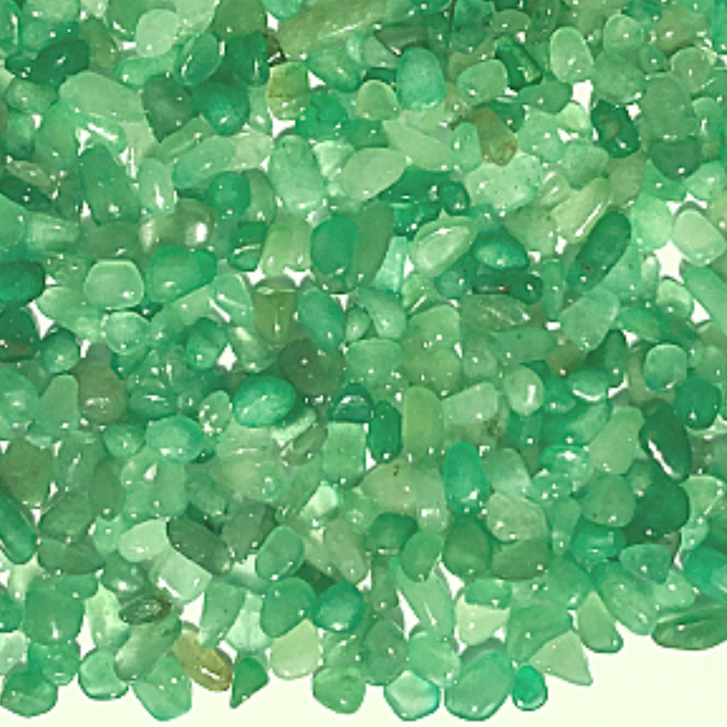 GREEN AVENTURINE Chips - 5-9mm - 1, 2, 4, 8 oz - Crystal Chips - Gemstone Chips - Roller Bottle Chips - Healing Crystals - Crafts