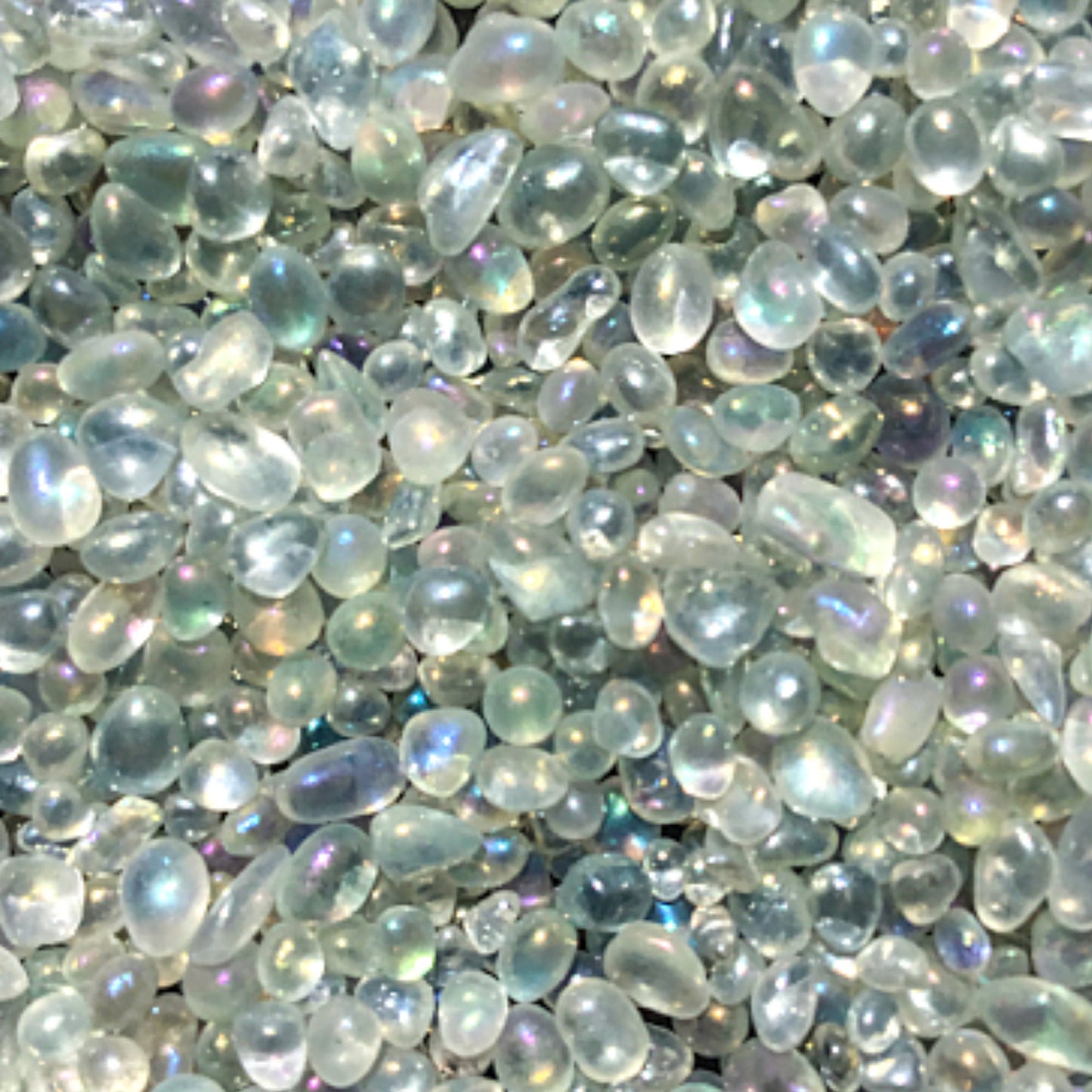 ANGEL AURA Chips - 2 Sizes - 2-4mm, 4-7mm - 1, 2, 4, 8 oz - Gemstone Chips - Crystal Chips - Roller Bottle Chips - Healing Crystals