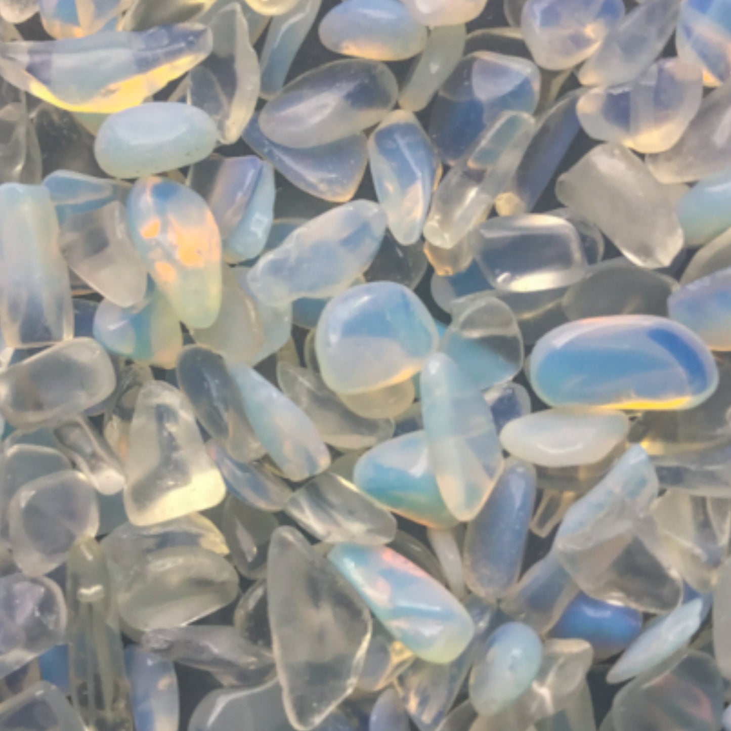 OPALITE Chips - 5-7mm - 1, 2, 4, 8 oz  - Gemstone Chips - Crystal Chips - Roller Bottle Chips - Healing Crystals - Arts & Crafts