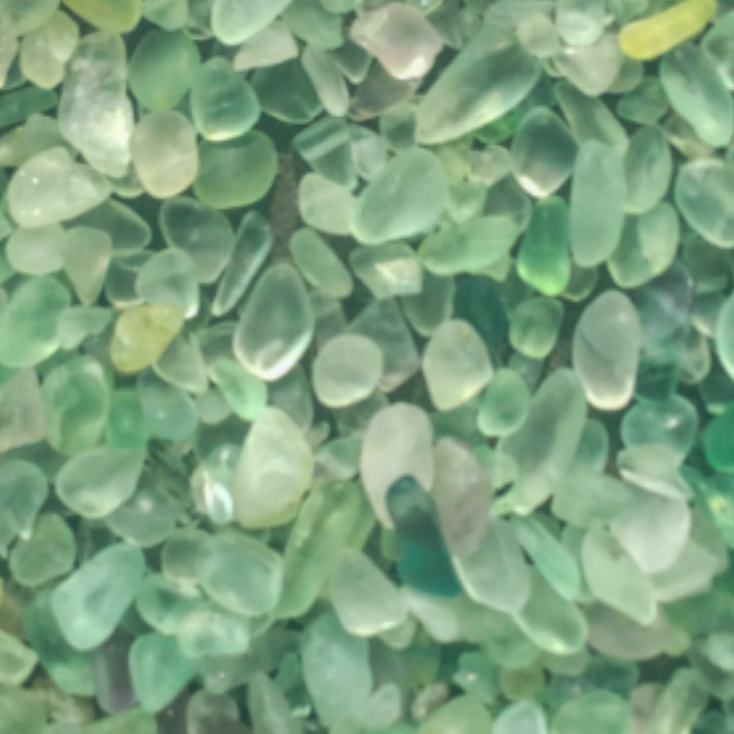 GREEN FLUORITE Chips - 3-9mm - 1, 2, 4, 8 oz - Crystal Chips - Gemstone Chips - Roller Bottle Chips - Healing Crystals - Arts & Crafts
