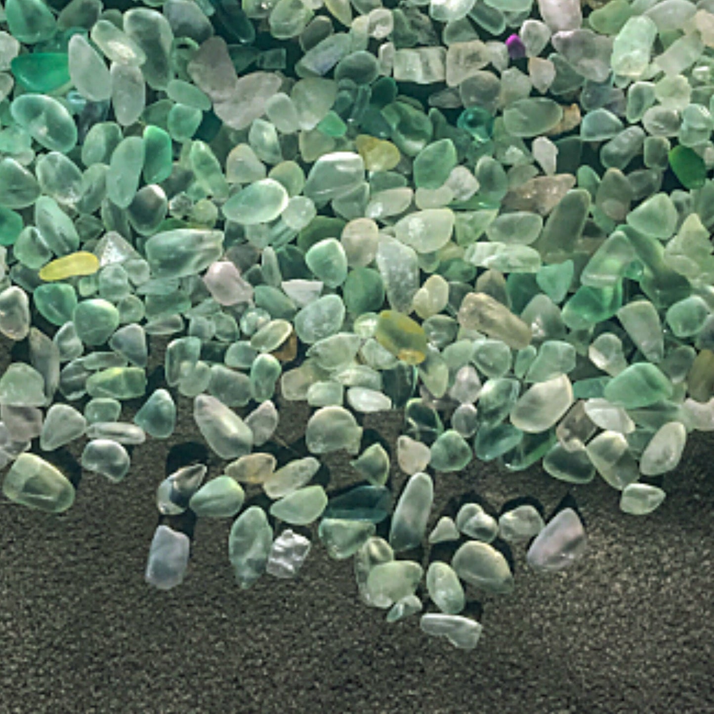 GREEN FLUORITE Chips - 3-9mm - 1, 2, 4, 8 oz - Crystal Chips - Gemstone Chips - Roller Bottle Chips - Healing Crystals - Arts & Crafts